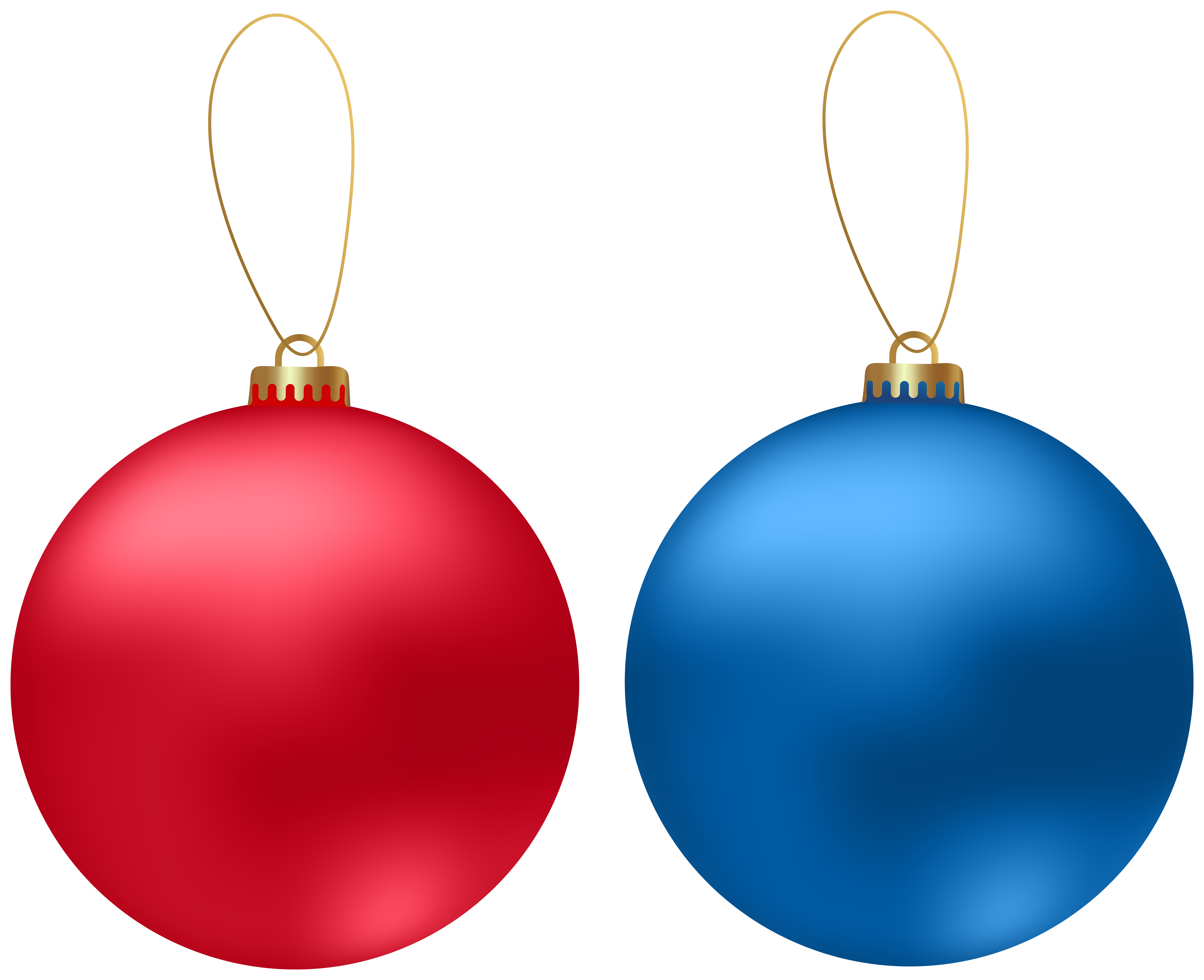 Christmas Balls Red and Blue PNG Clipart | Gallery ...
