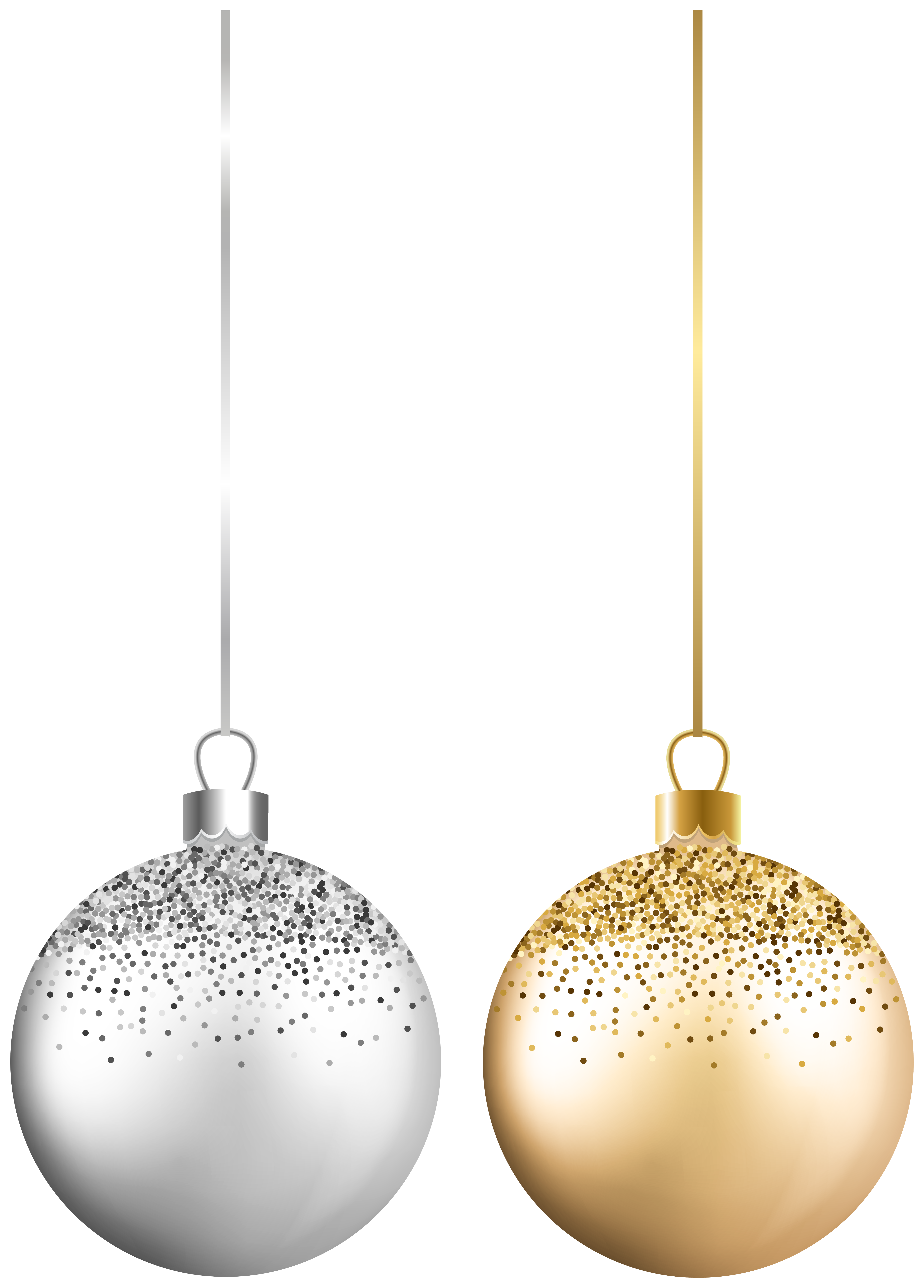 Christmas Balls Silver Gold Clip Art Image Gallery Yopriceville