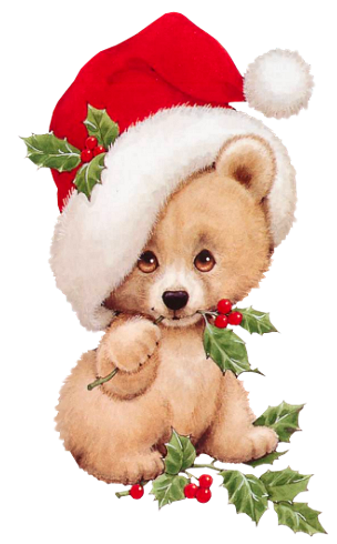 Christmas Bear PNG Transparent Images Free Download