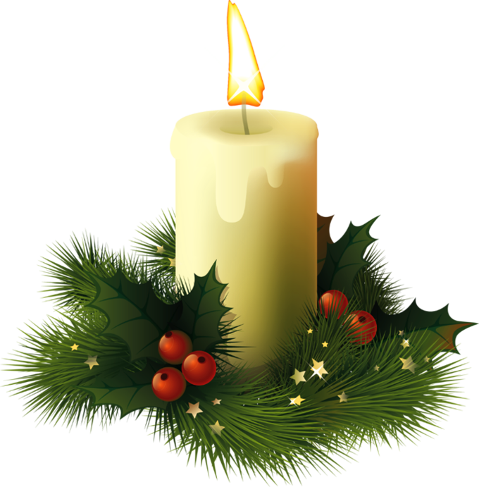 Christmas Candle Clipart  Gallery Yopriceville - High 