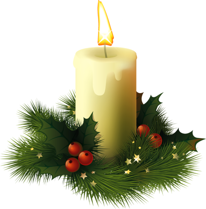 Christmas Candle Clipart | Gallery Yopriceville - High-Quality Images