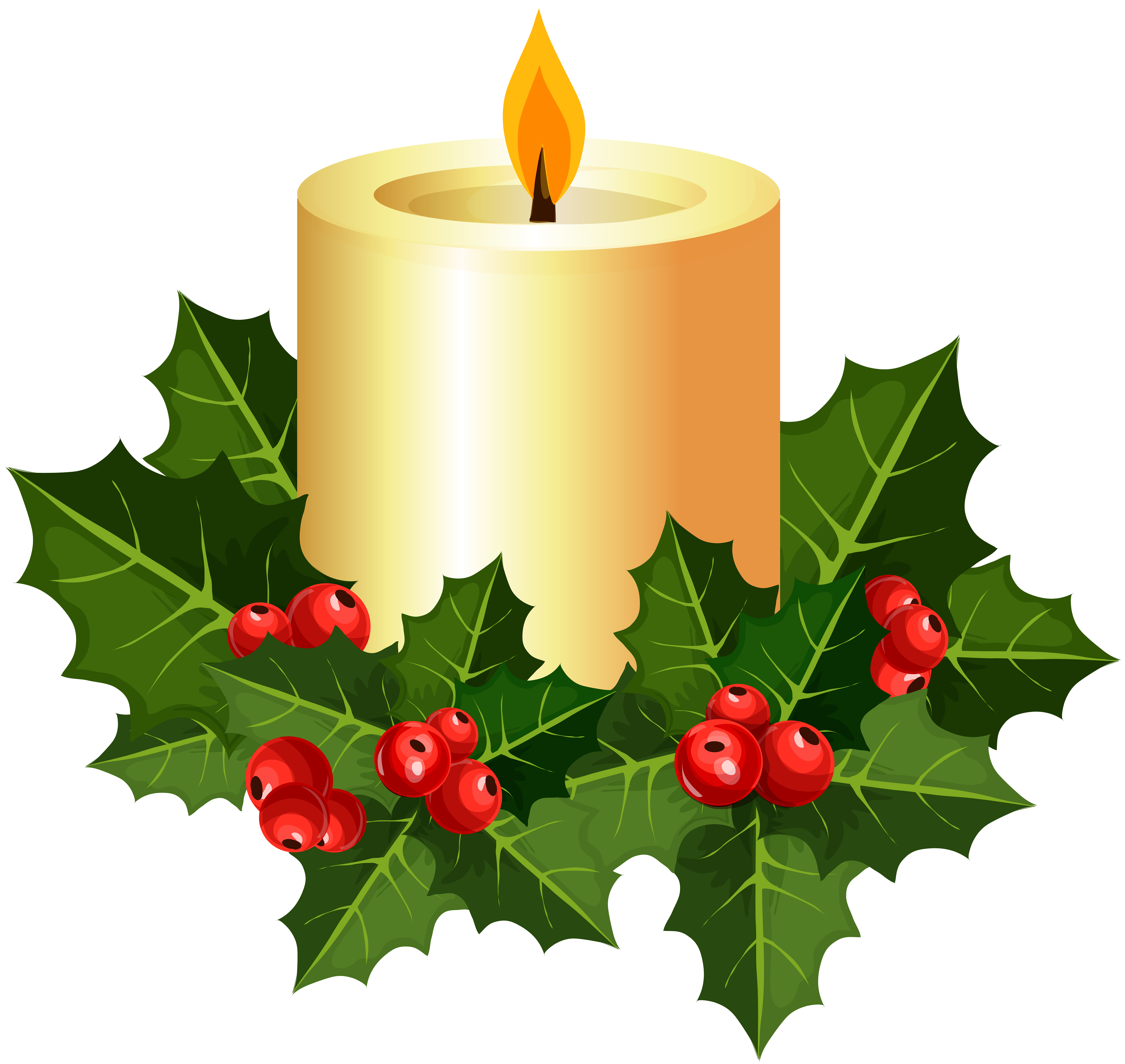 christmas candle transparent png