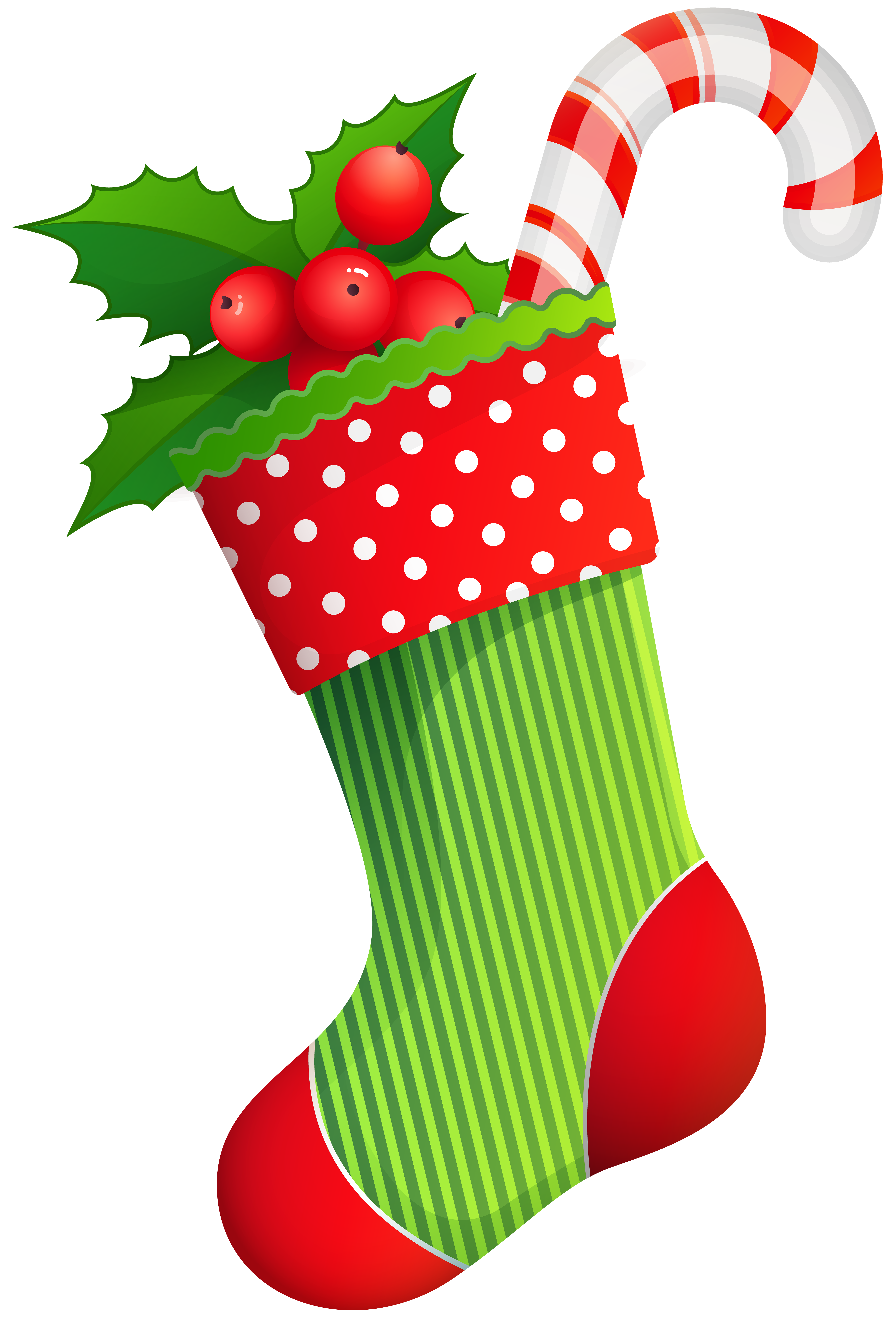 clip art christmas stocking