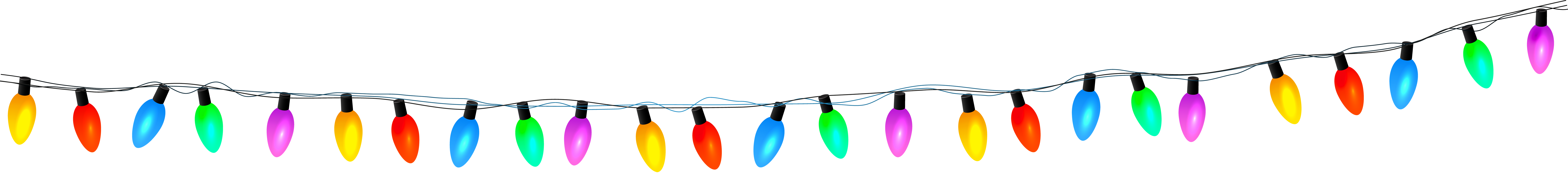 christmas lights transparent png