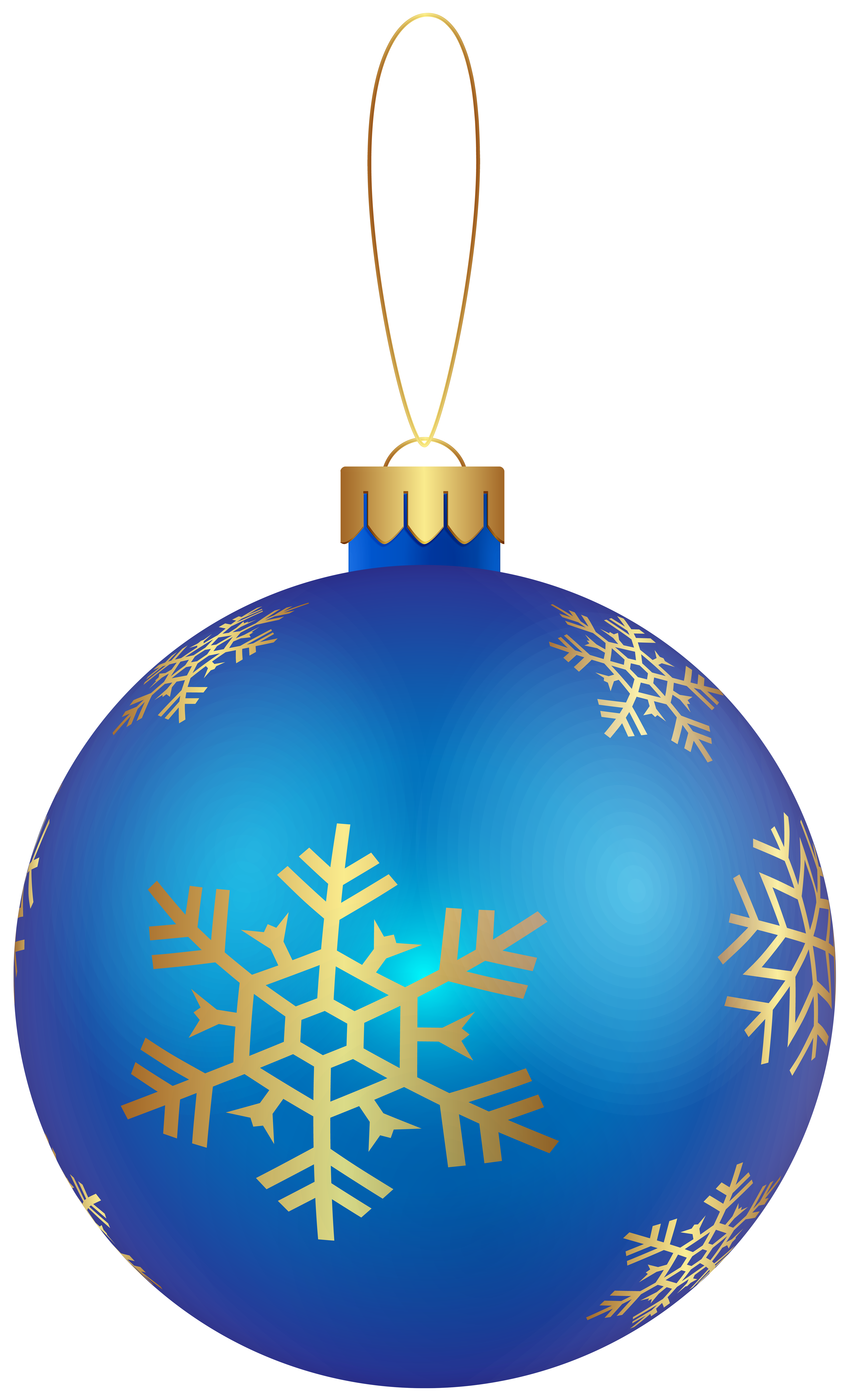 Blue Christmas Ornaments Png - Free Logo Image
