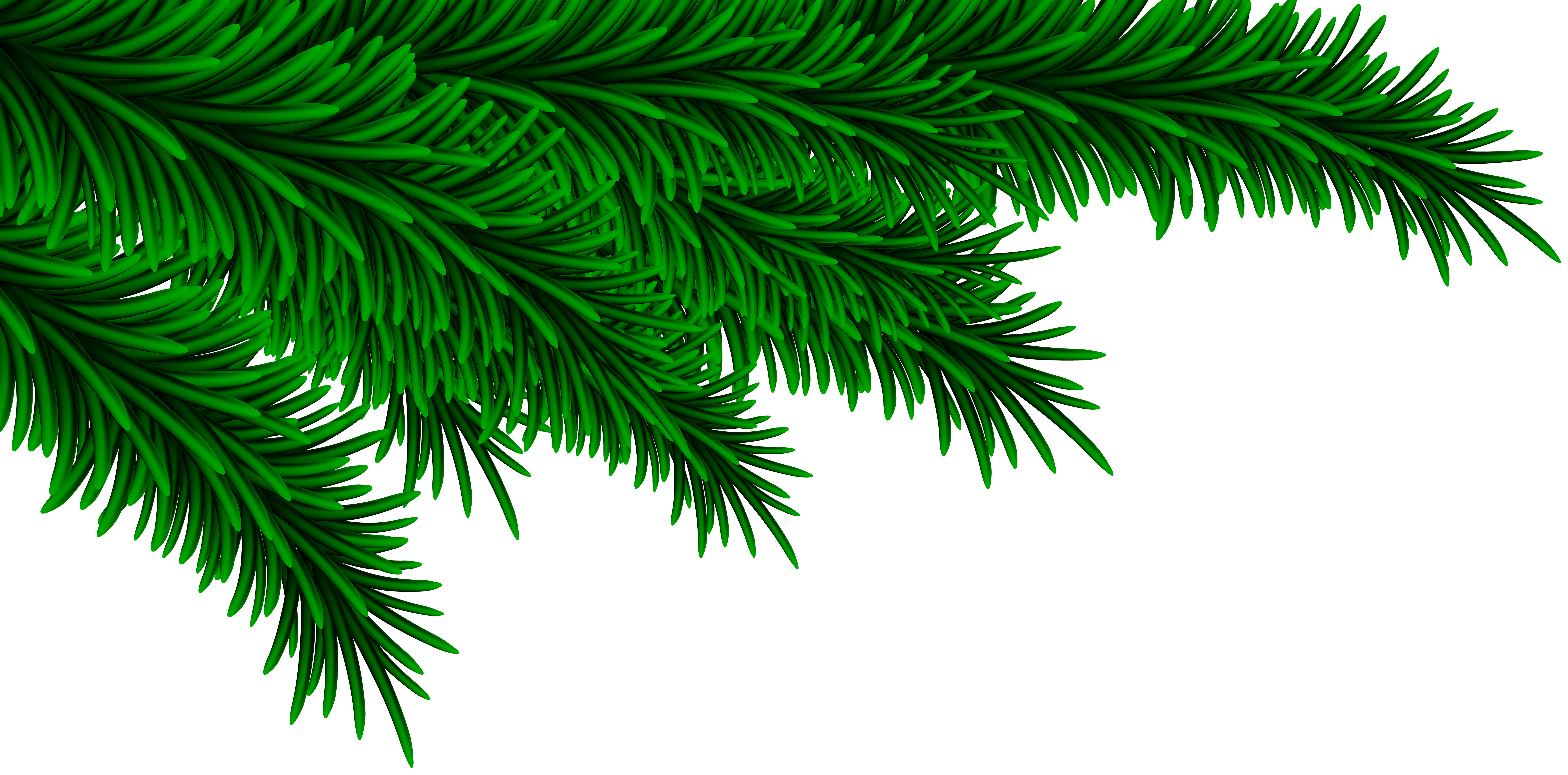 Christmas Pine Branches Decoration PNG Clip Art - Best WEB Clipart