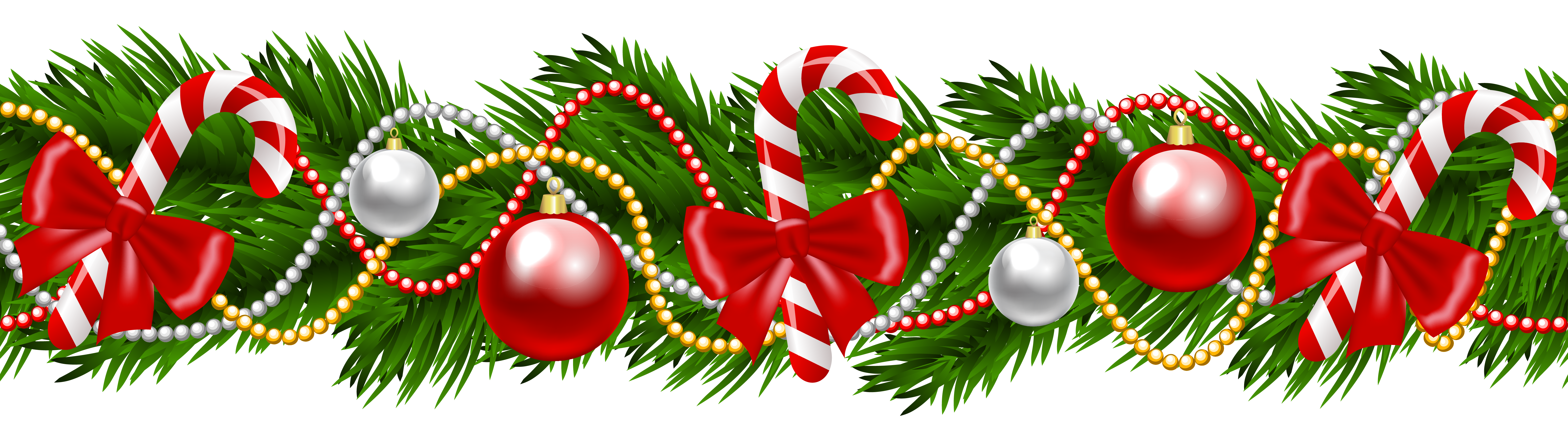 Christmas Pine Deco Garland Png Clipart Image Gallery Yopriceville High Quality Images And Transparent Png Free Clipart