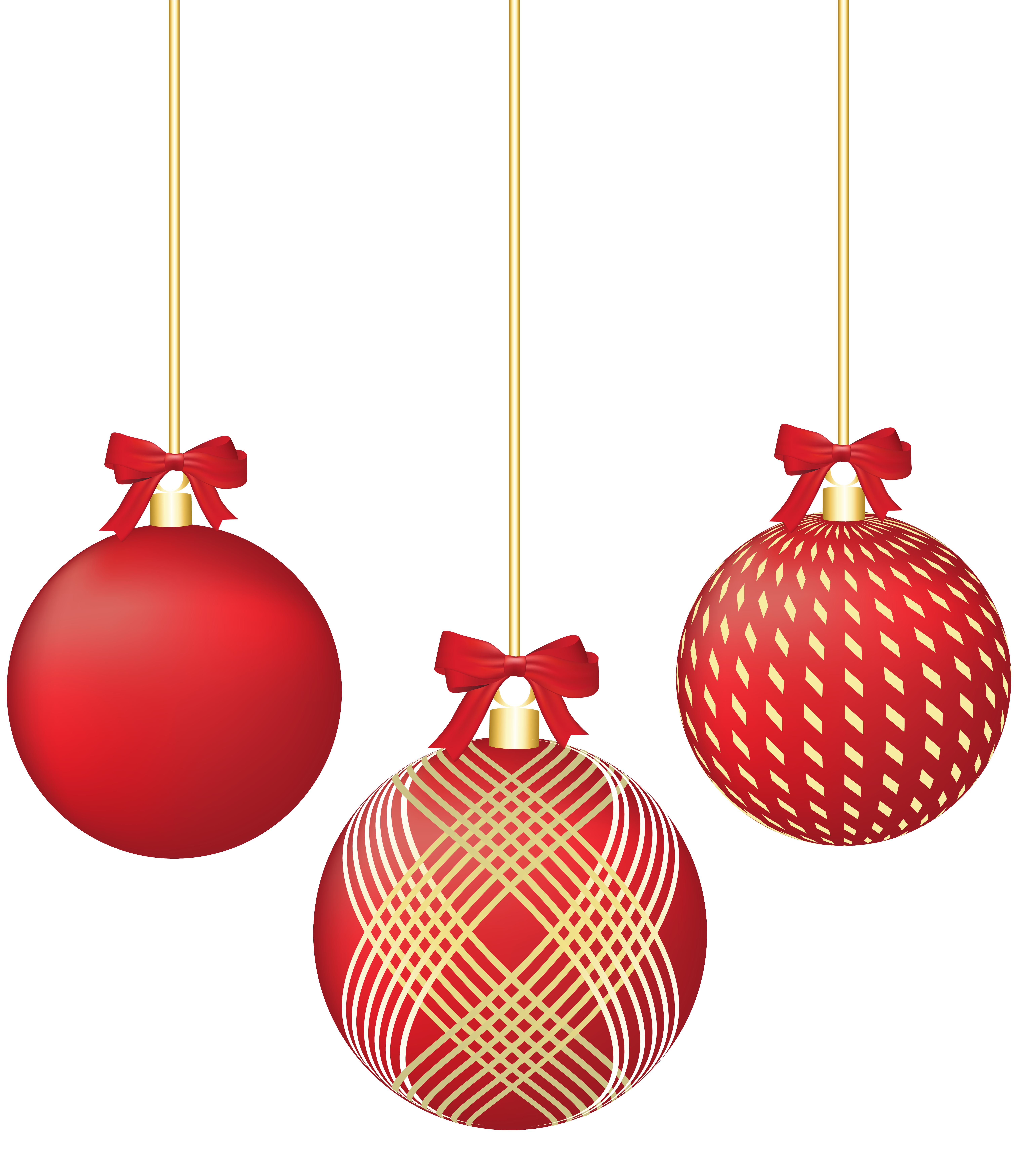 Christmas Red Ornaments PNG Clip Art Image  Gallery 