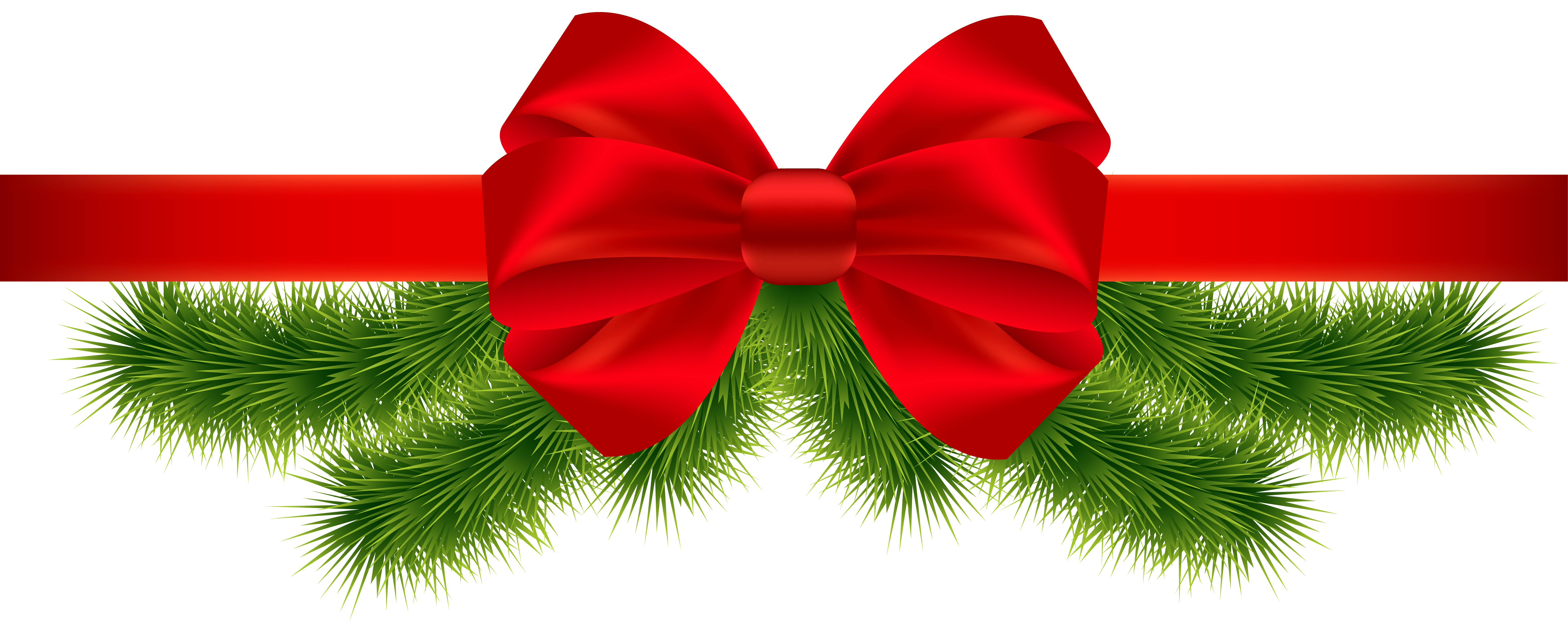 Christmas Red Ribbon PNG Clipart Image | Gallery ...
