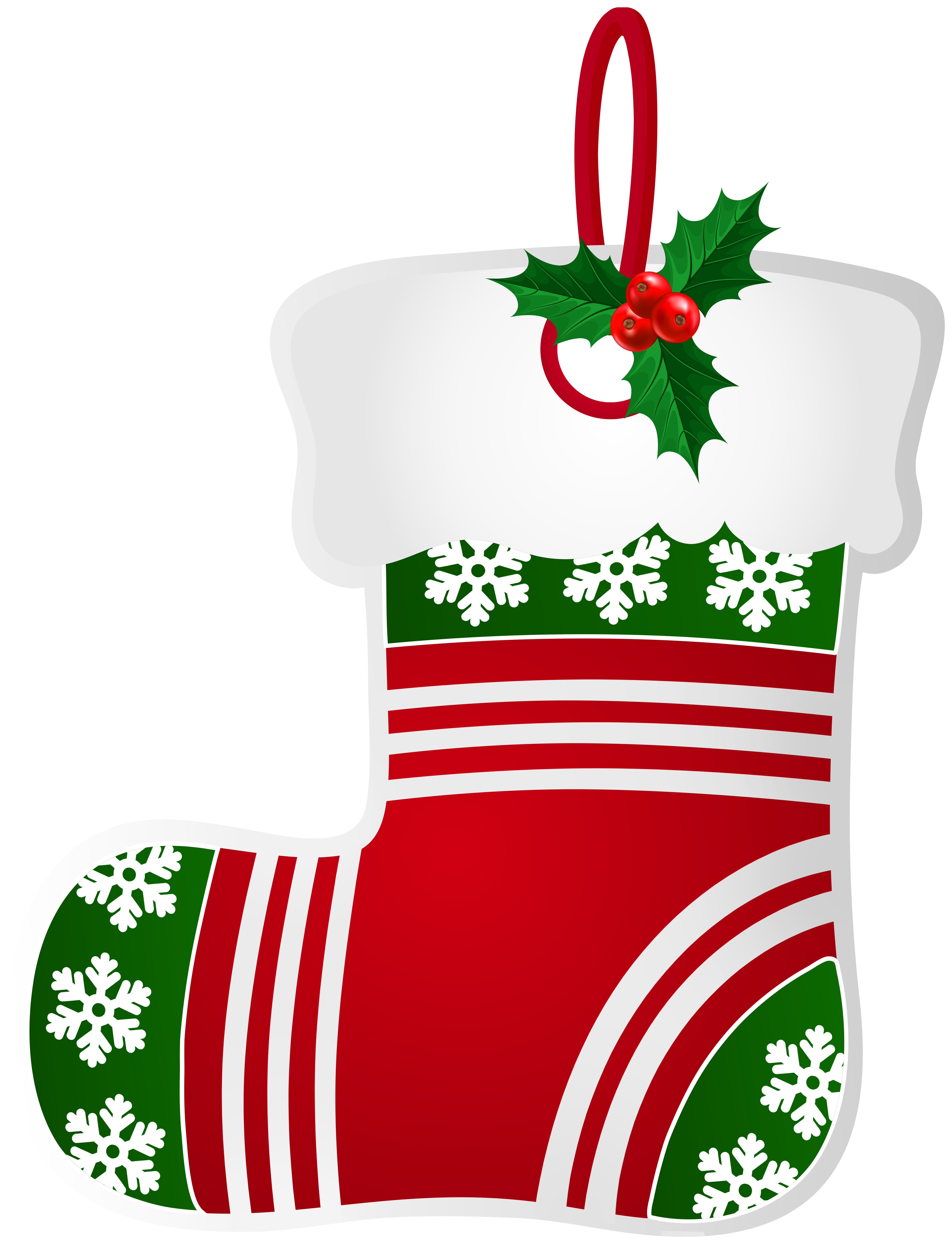 Christmas Stocking Transparent PNG Clipart​ | Gallery Yopriceville -  High-Quality Free Images and Transparent PNG Clipart