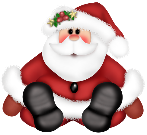 Christmas Gift Cute Png Clipart Santa Claus Gift Clip Top