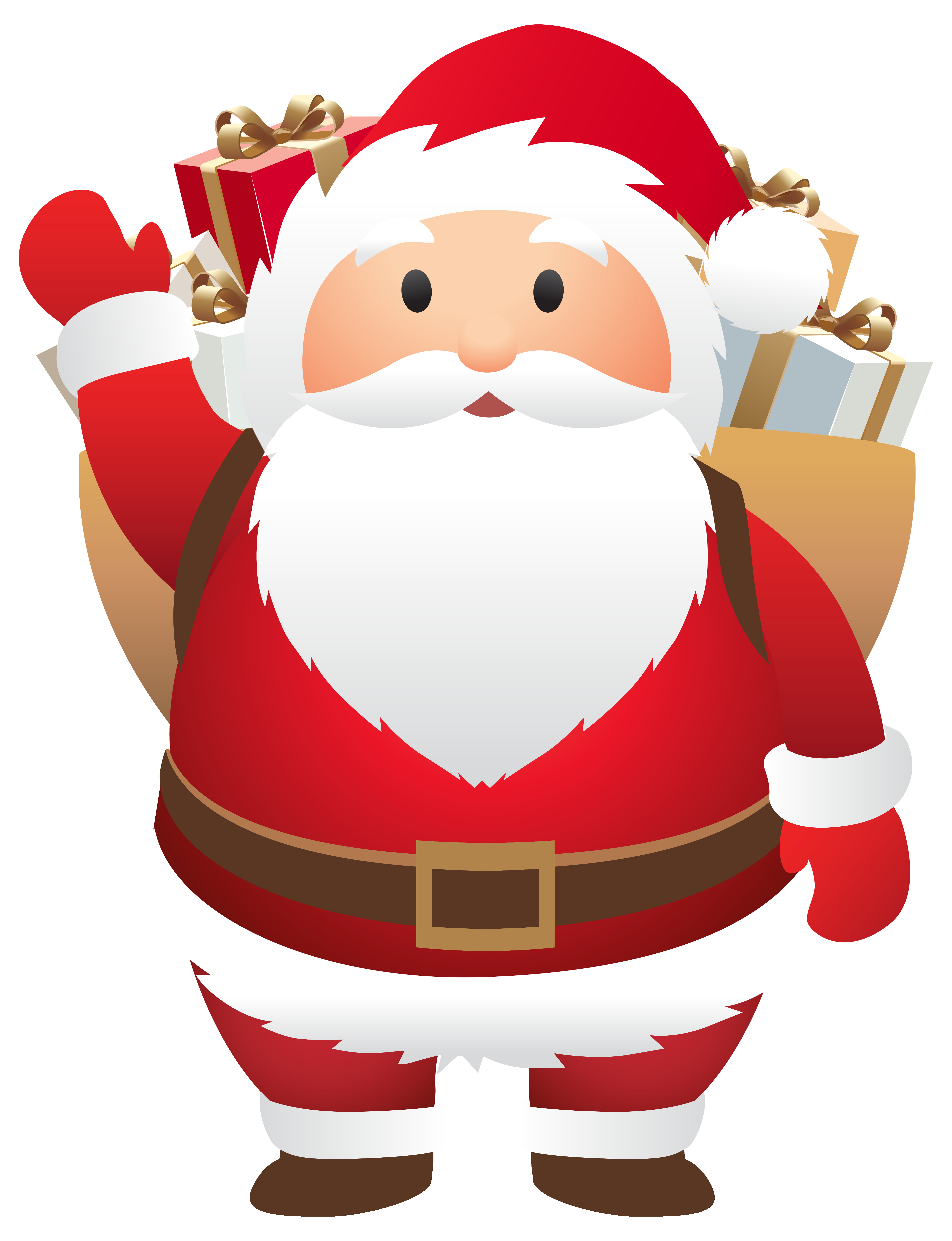 Cute Santa PNG Clipart Image | Gallery Yopriceville - High ...