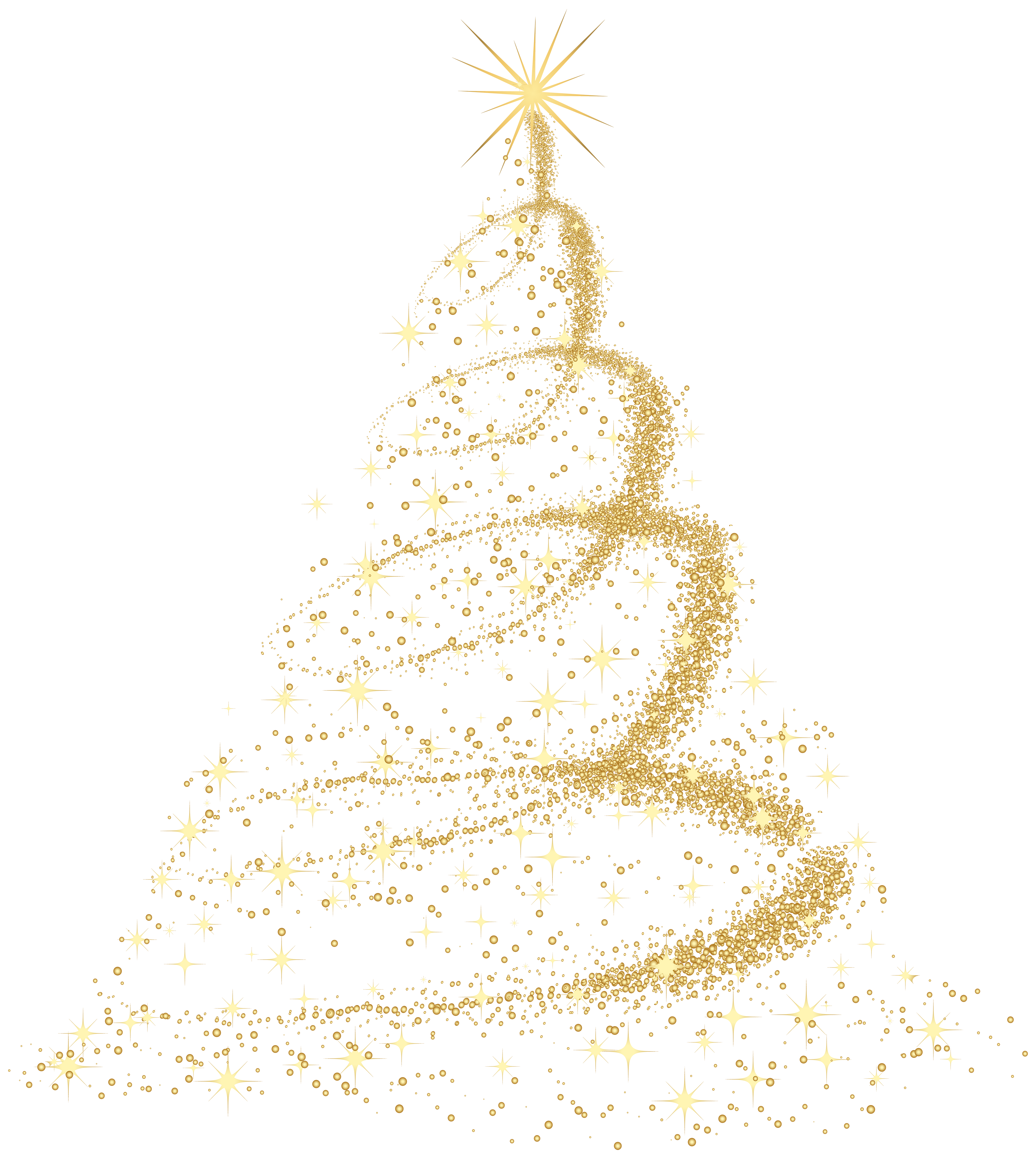 Deco Christmas Tree Transparent PNG Clip Art Image ...
