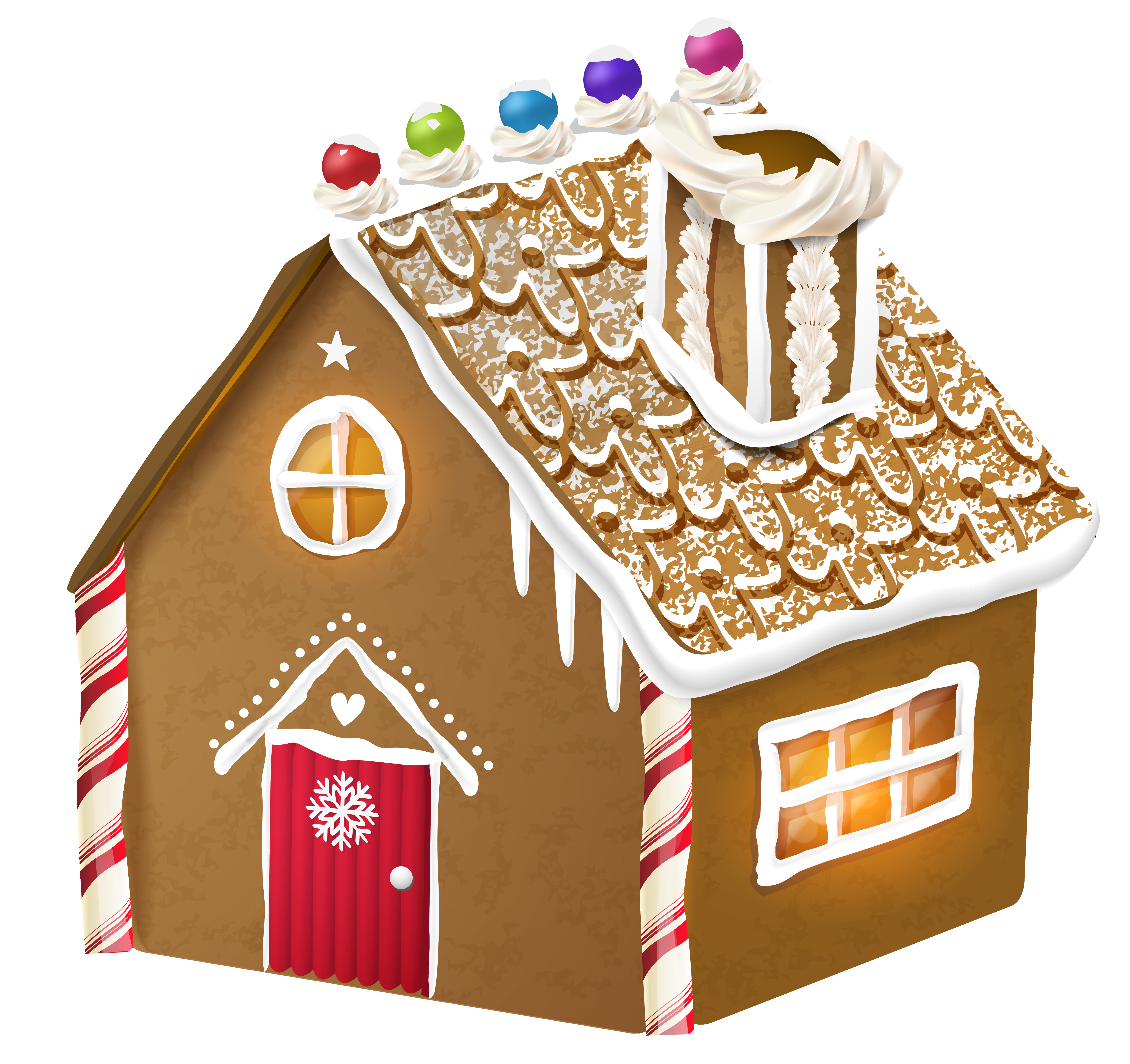 Gingerbread House PNG Clipart Image | Gallery Yopriceville - High