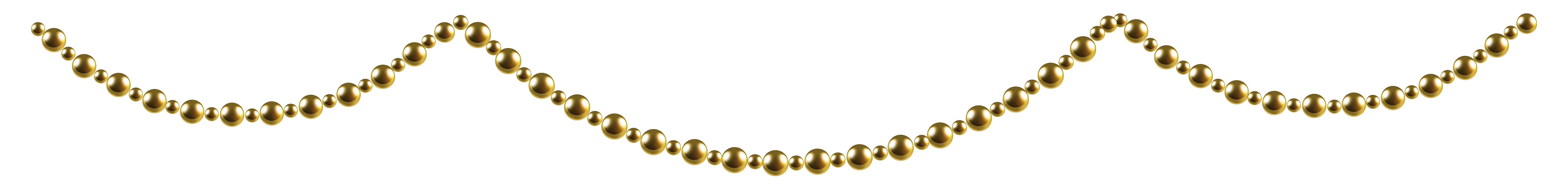 Gold Garland PNG Clip Art Image | Gallery Yopriceville ...