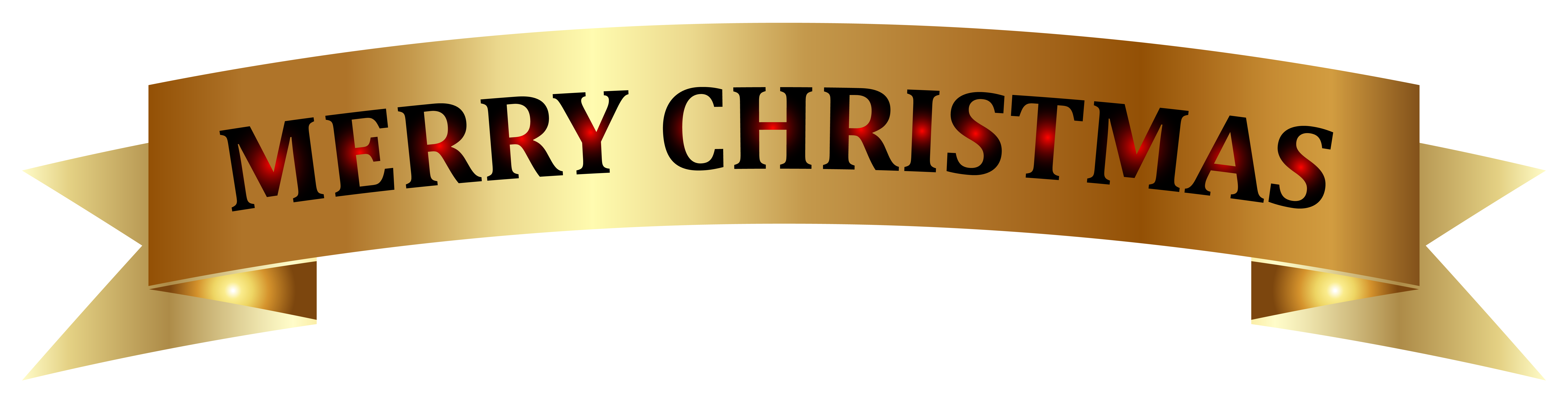 Golden Merry Christmas Banner PNG Clip-Art Image | Gallery Yopriceville ...