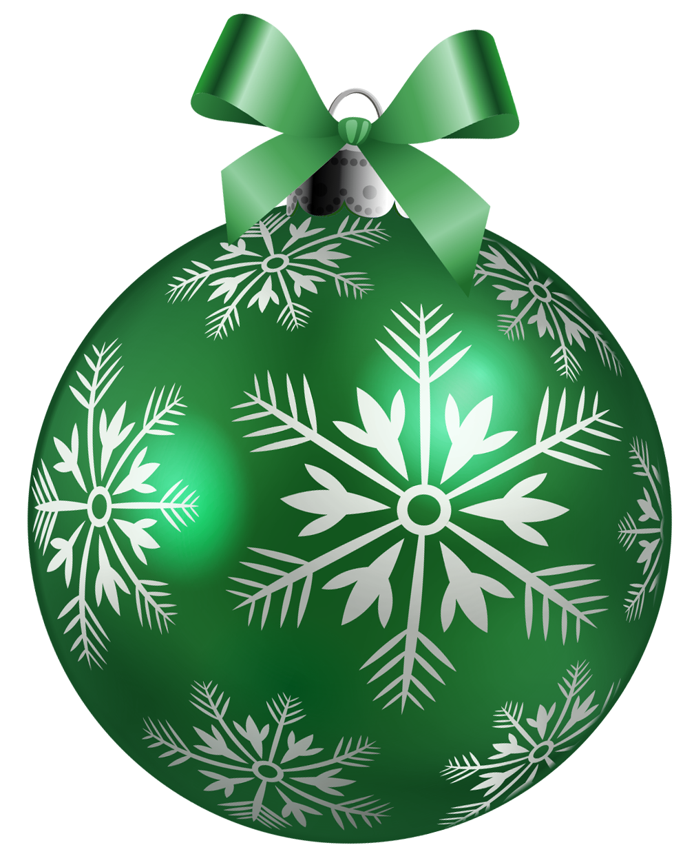 Large Green Christmas Ball PNG Clipart Picture | Gallery Yopriceville ...