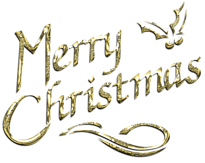 Merry Christmas Decorative Text Label | Gallery Yopriceville - High-Quality Images and ...