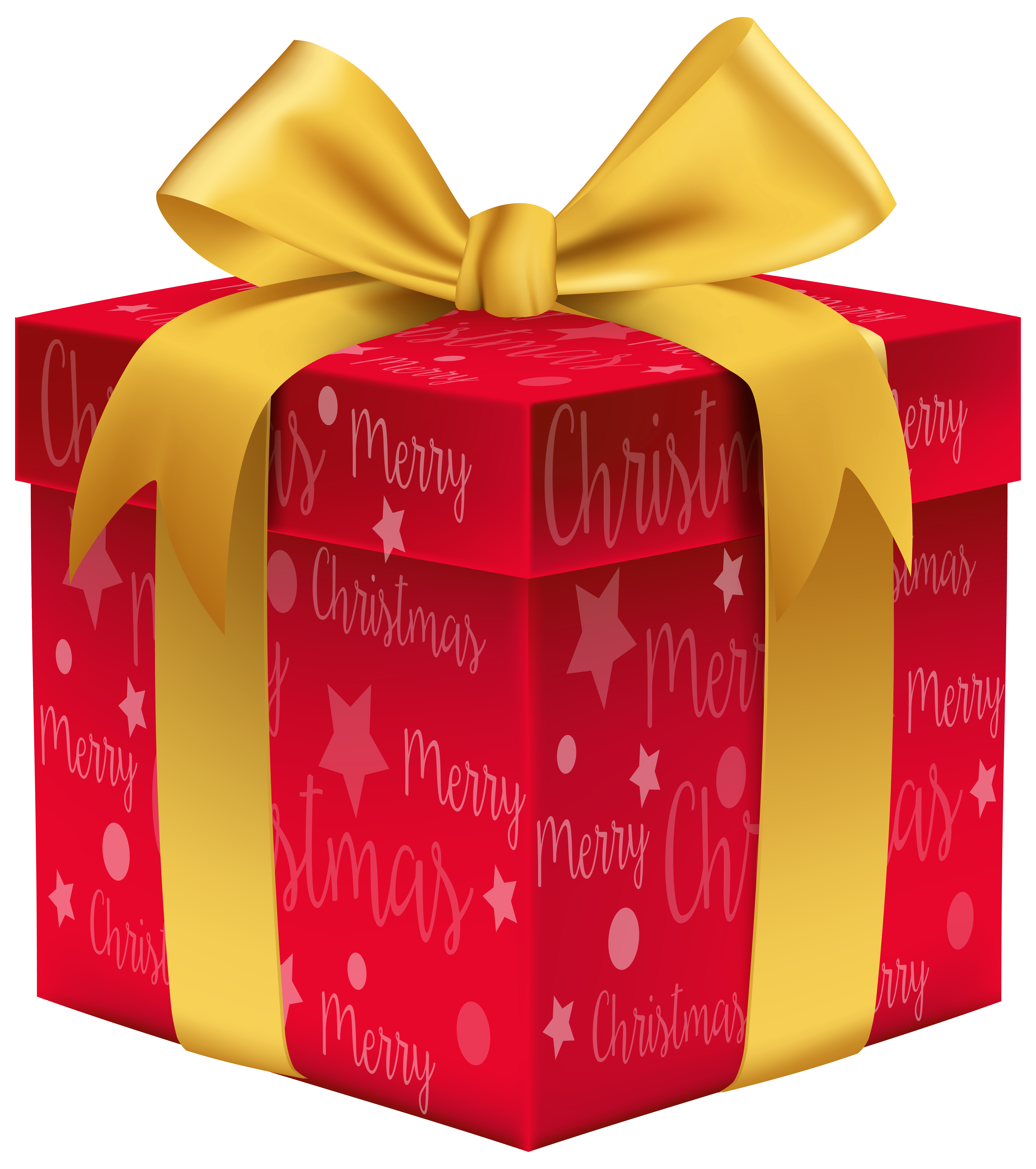 merry christmas red gift