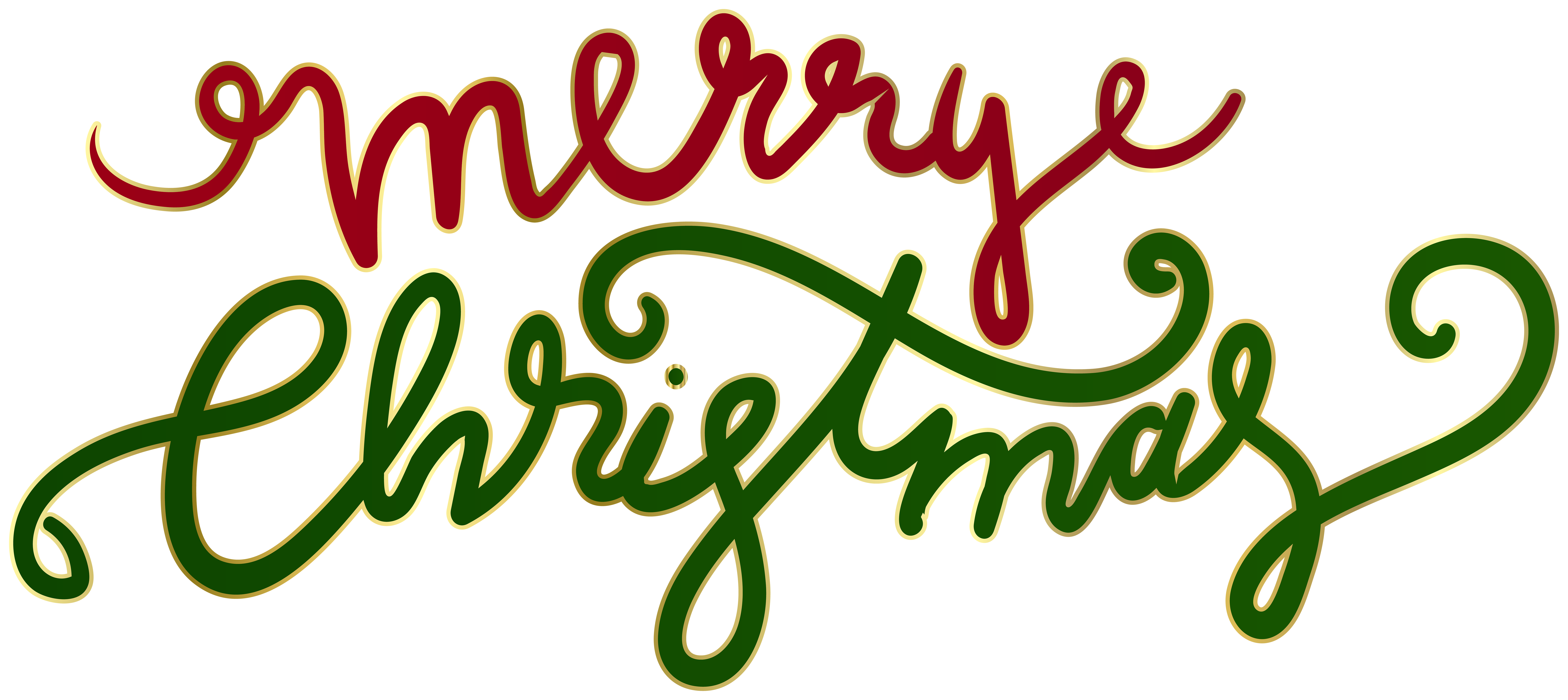 Merry Christmas Text Red Green Png Clipart Gallery Yopriceville High Quality Images And Transparent Png Free Clipart