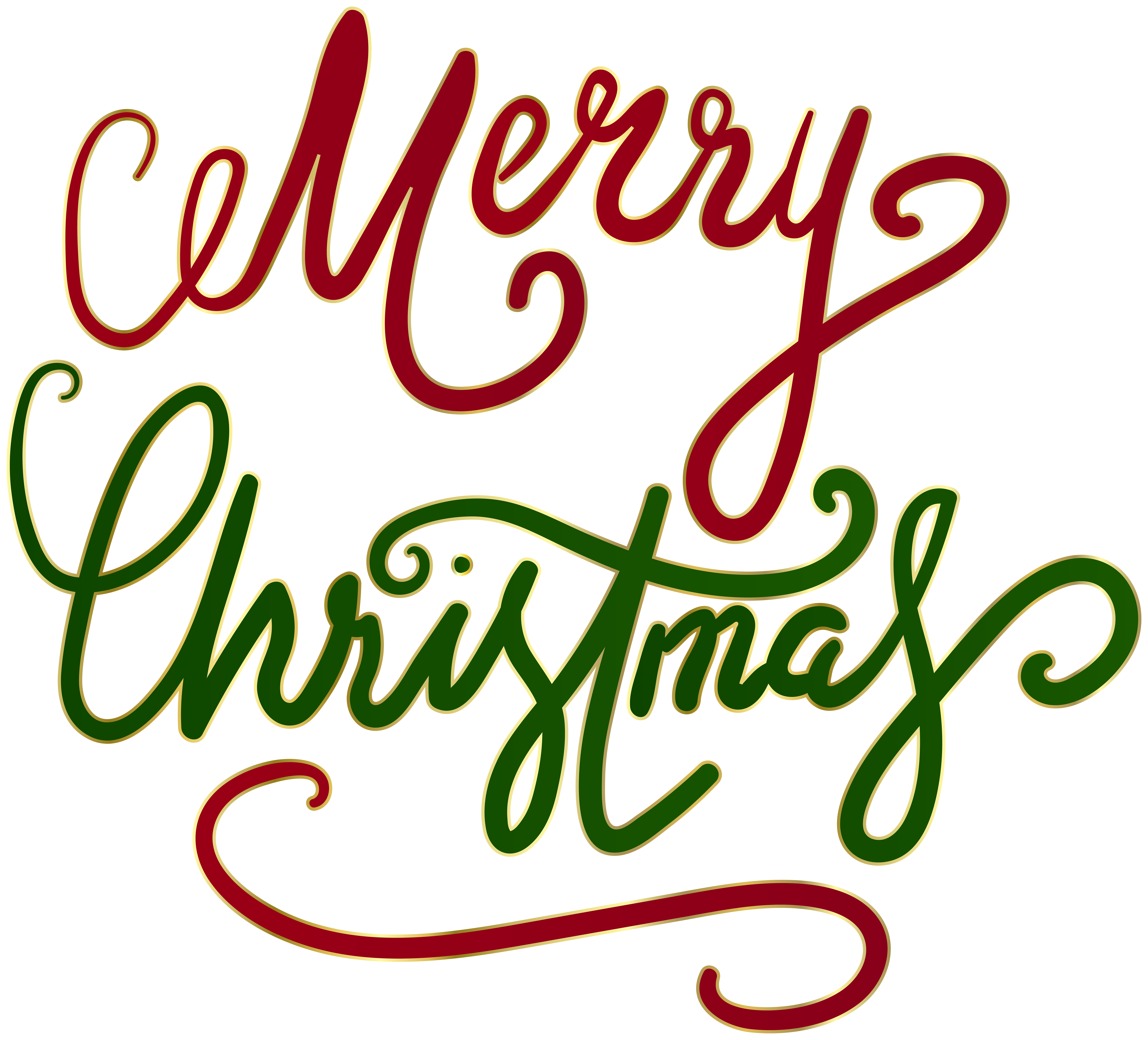 Merry Christmas Text Red Green Transparent Clipart Gallery Yopriceville High Quality Images And Transparent Png Free Clipart