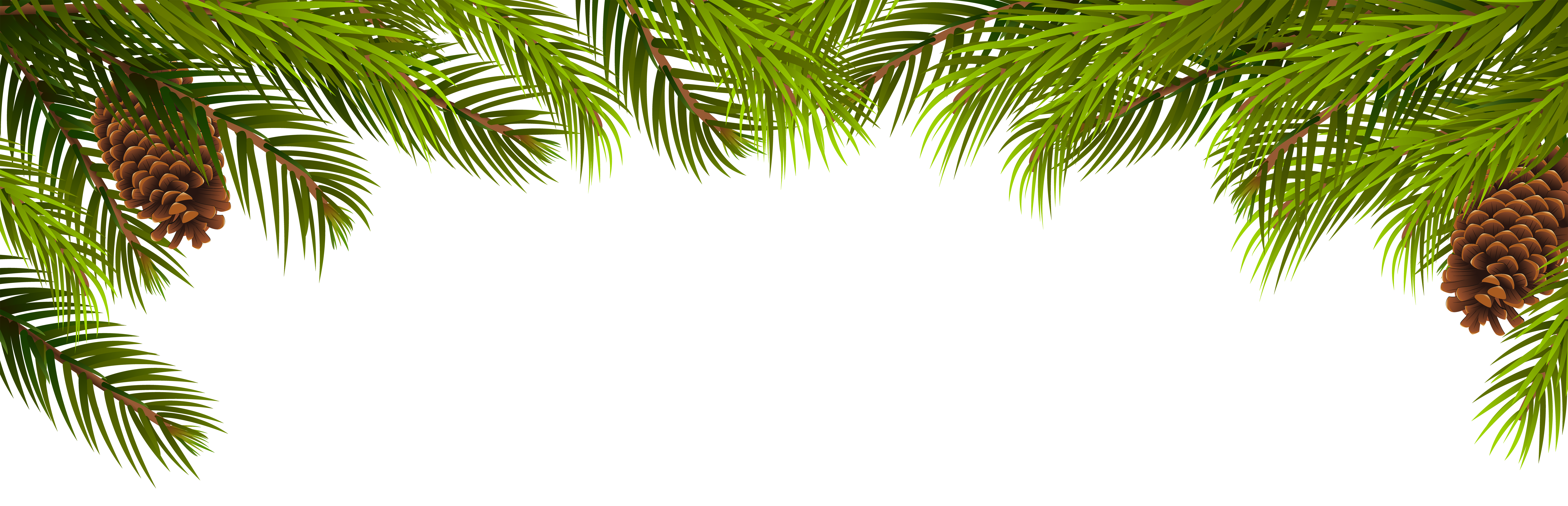 Pine Tree Branches Decor Clip Art Image​  Gallery Yopriceville -  High-Quality Free Images and Transparent PNG Clipart