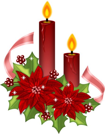 red christmas candles with poinsettia gallery yopriceville high