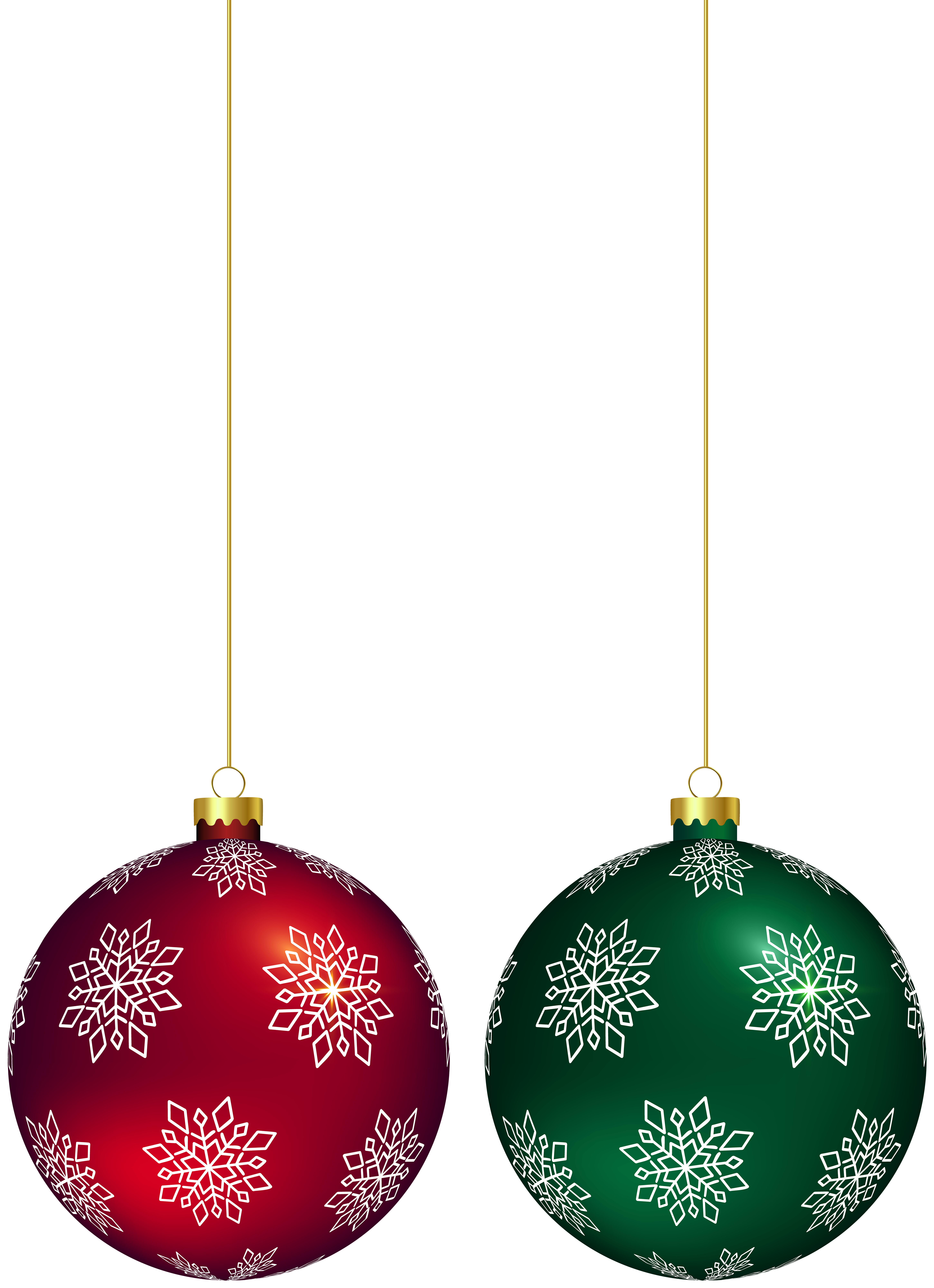 Red Green Christmas Balls PNG Clipart | Gallery ...

