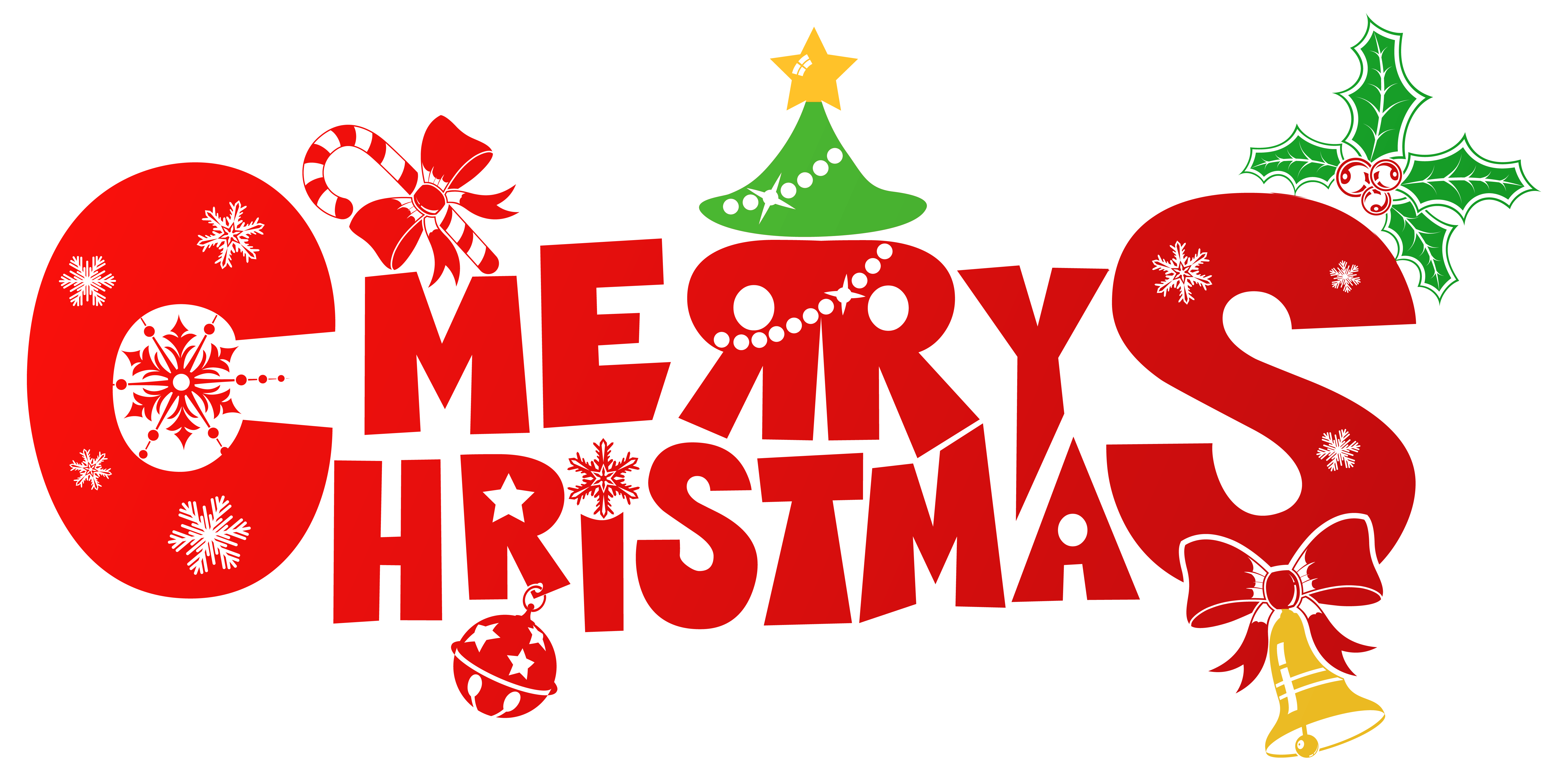 Red Merry Christmas PNG Clipart Image | Gallery Yopriceville - High
