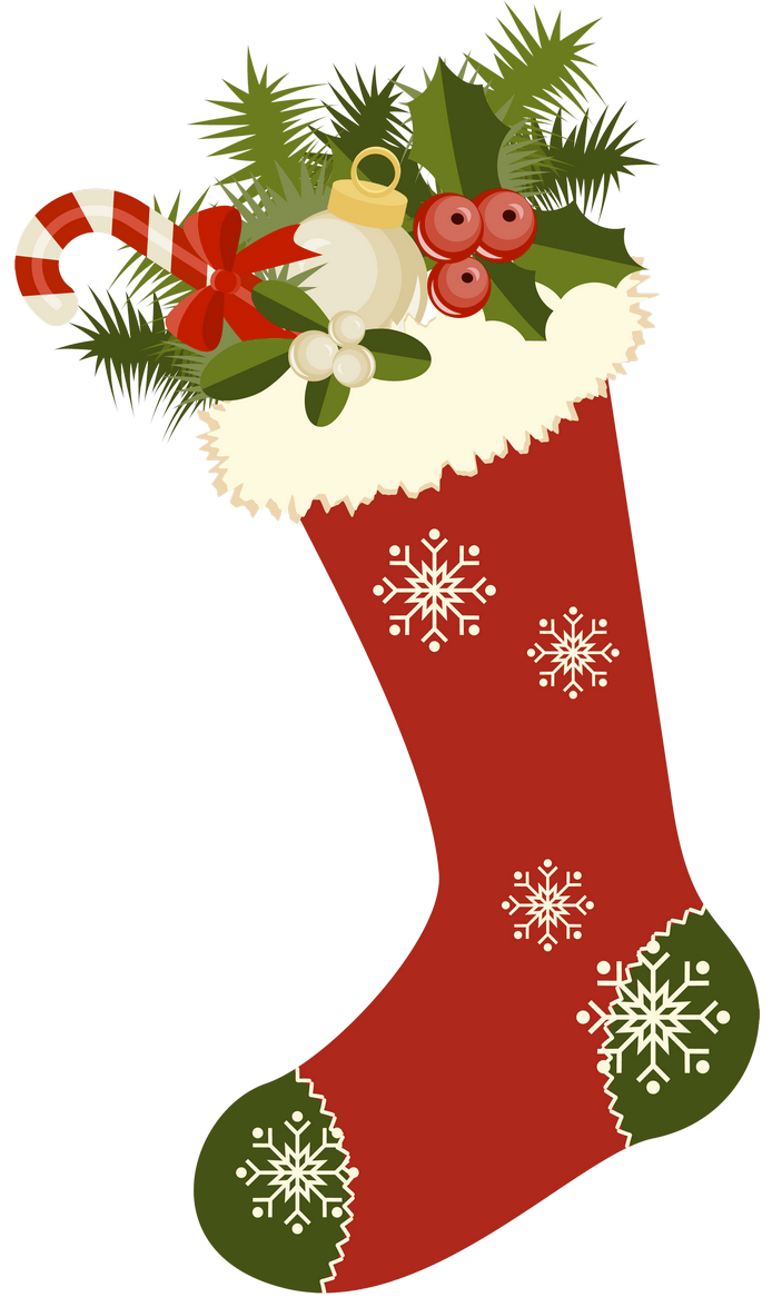 Scraps Tubes Mix..... - Página 42 Red_Retro_Christmas_Stocking_PNG_Picture_Clipart