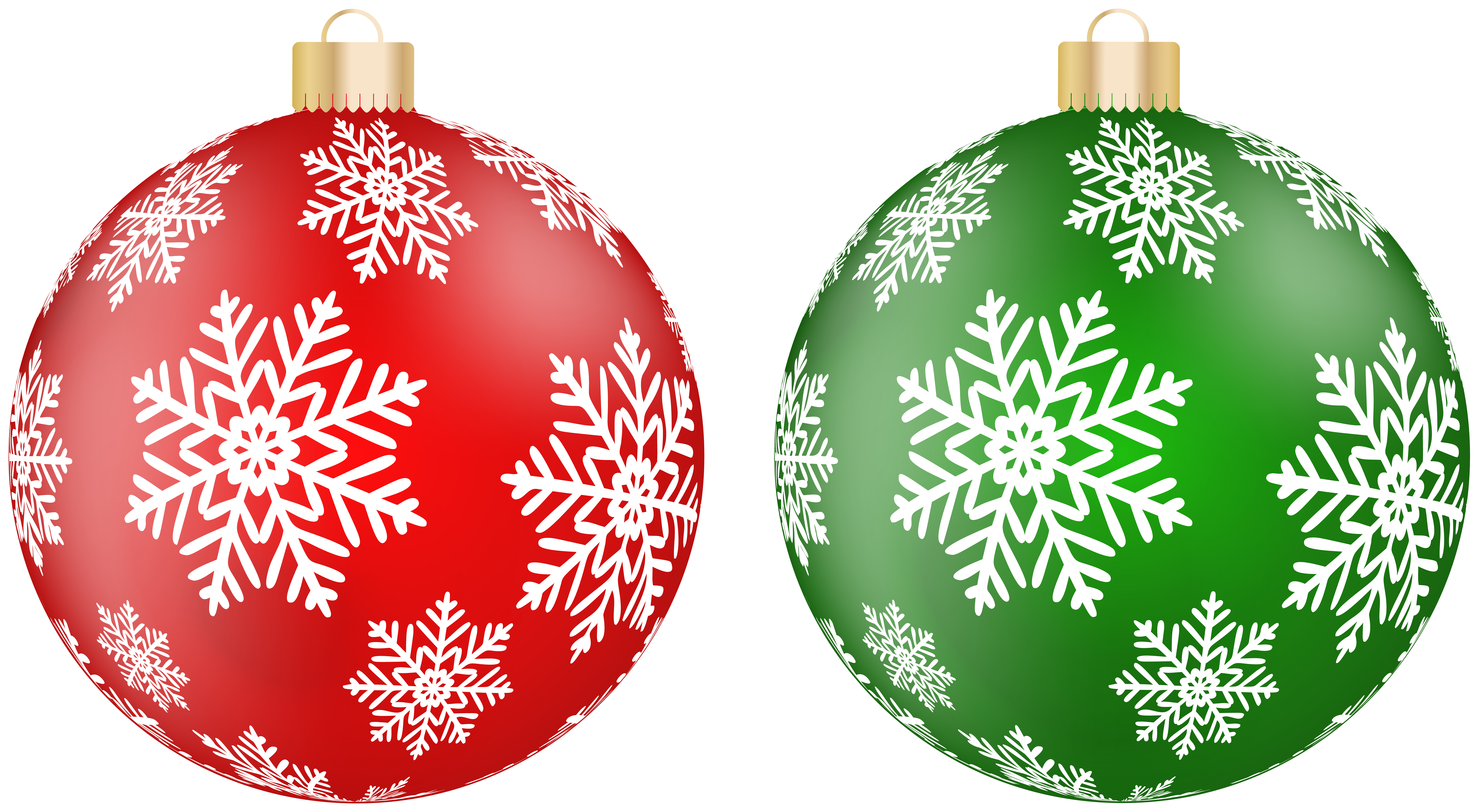 Red and Green Christmas Balls PNG Clipart | Gallery ...
