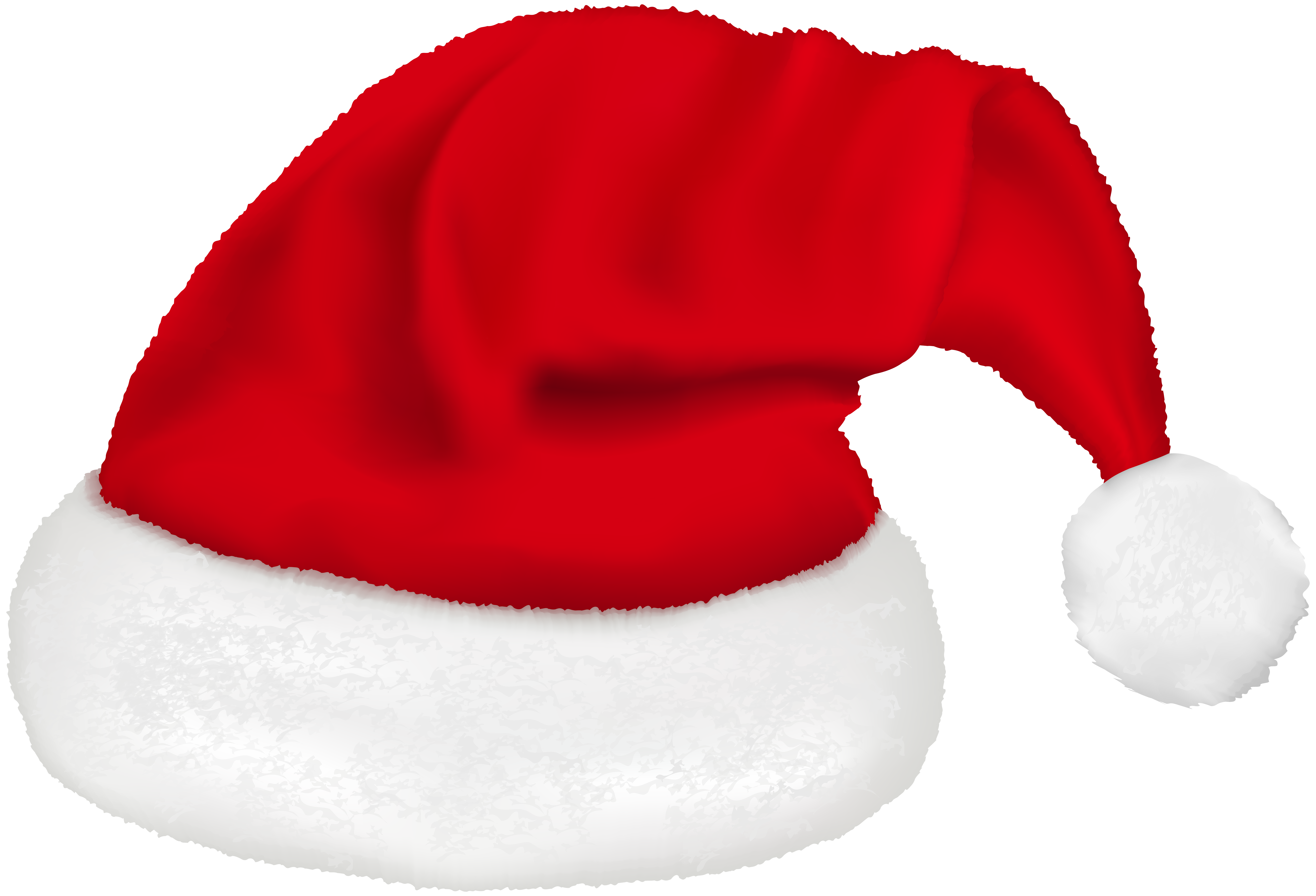 Santa Claus hat PNG transparent image download, size: 3000x2505px