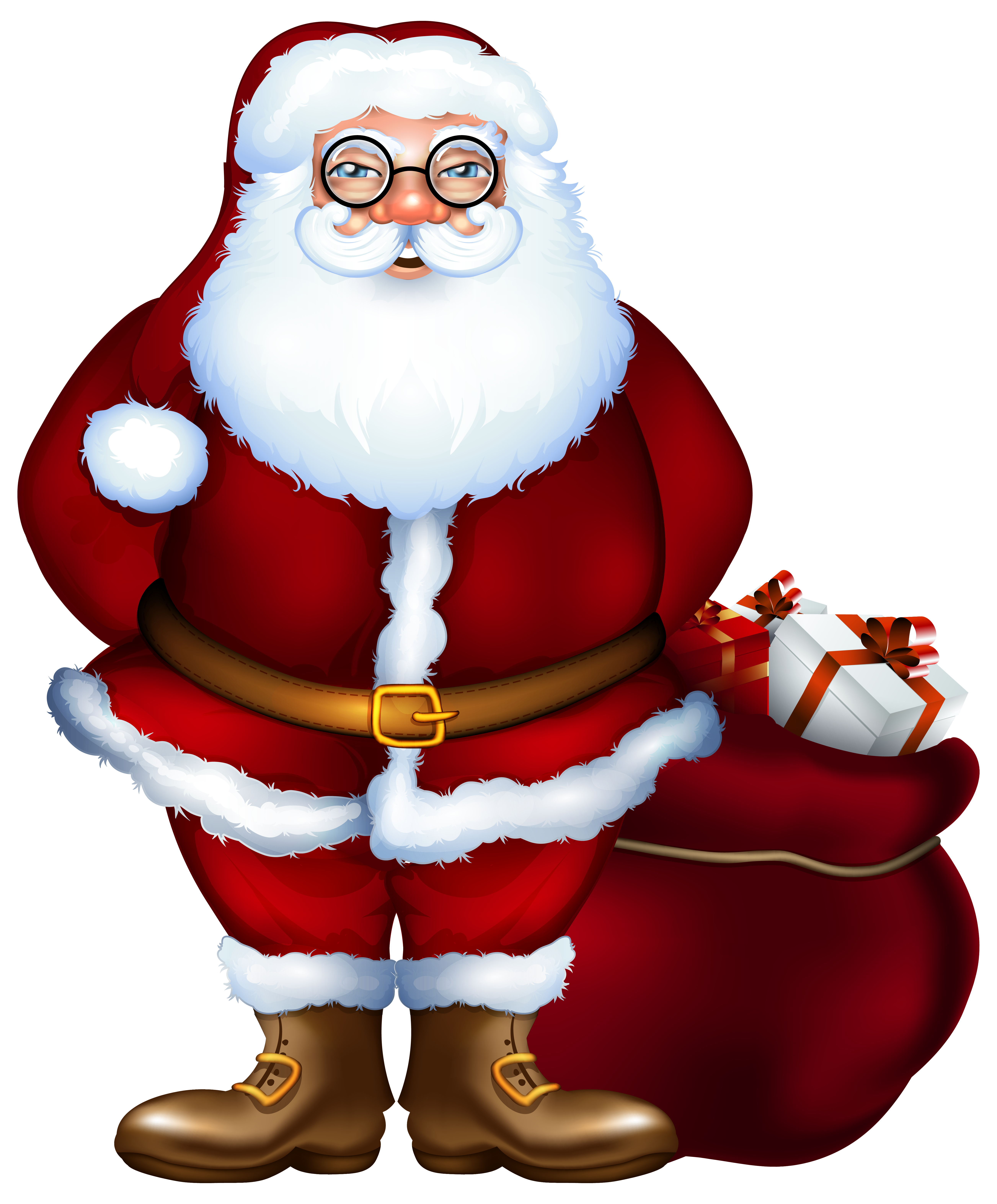 Santa Claus PNG Clipart Image | Gallery Yopriceville - High-Quality
