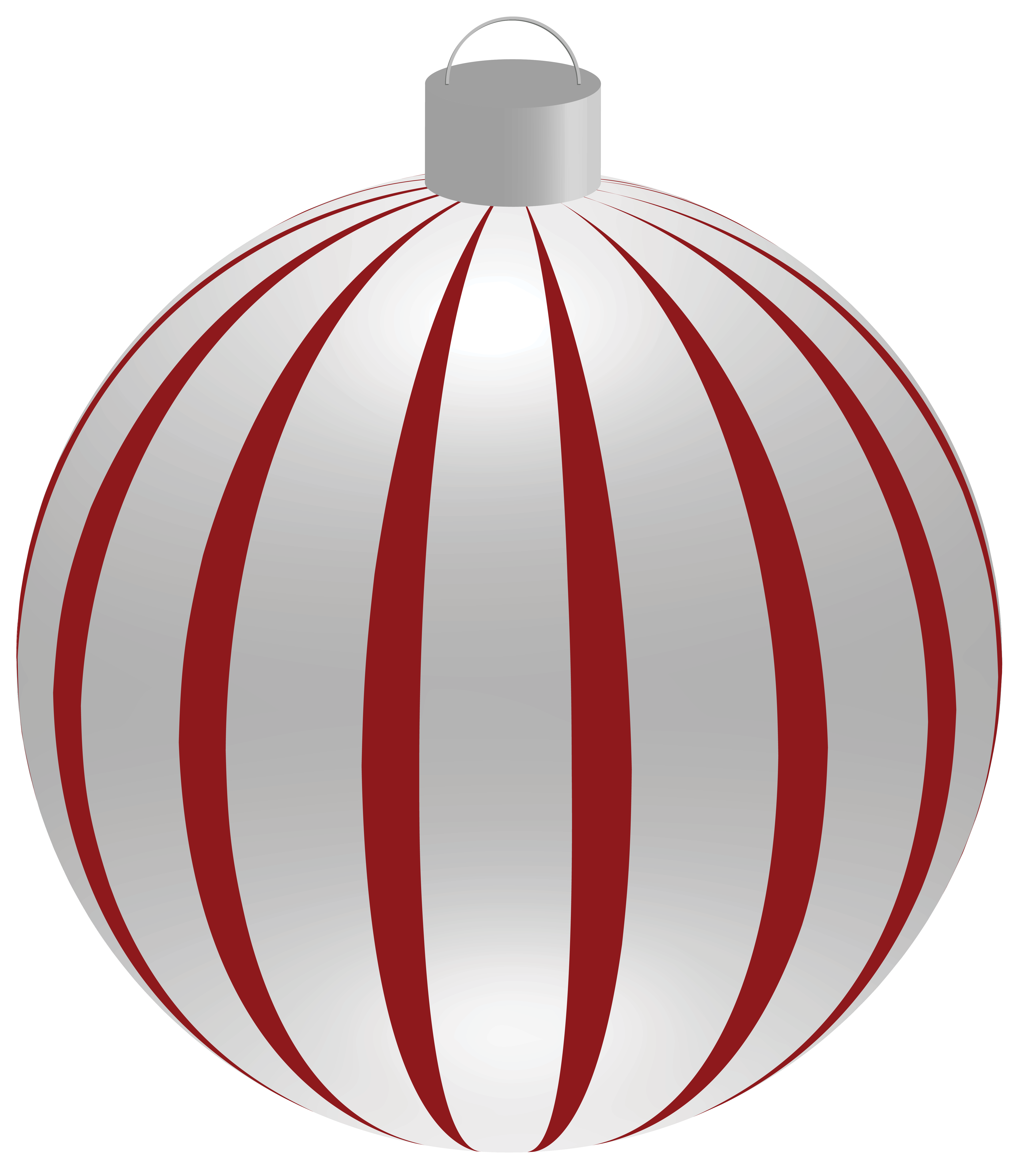 striped christmas balls