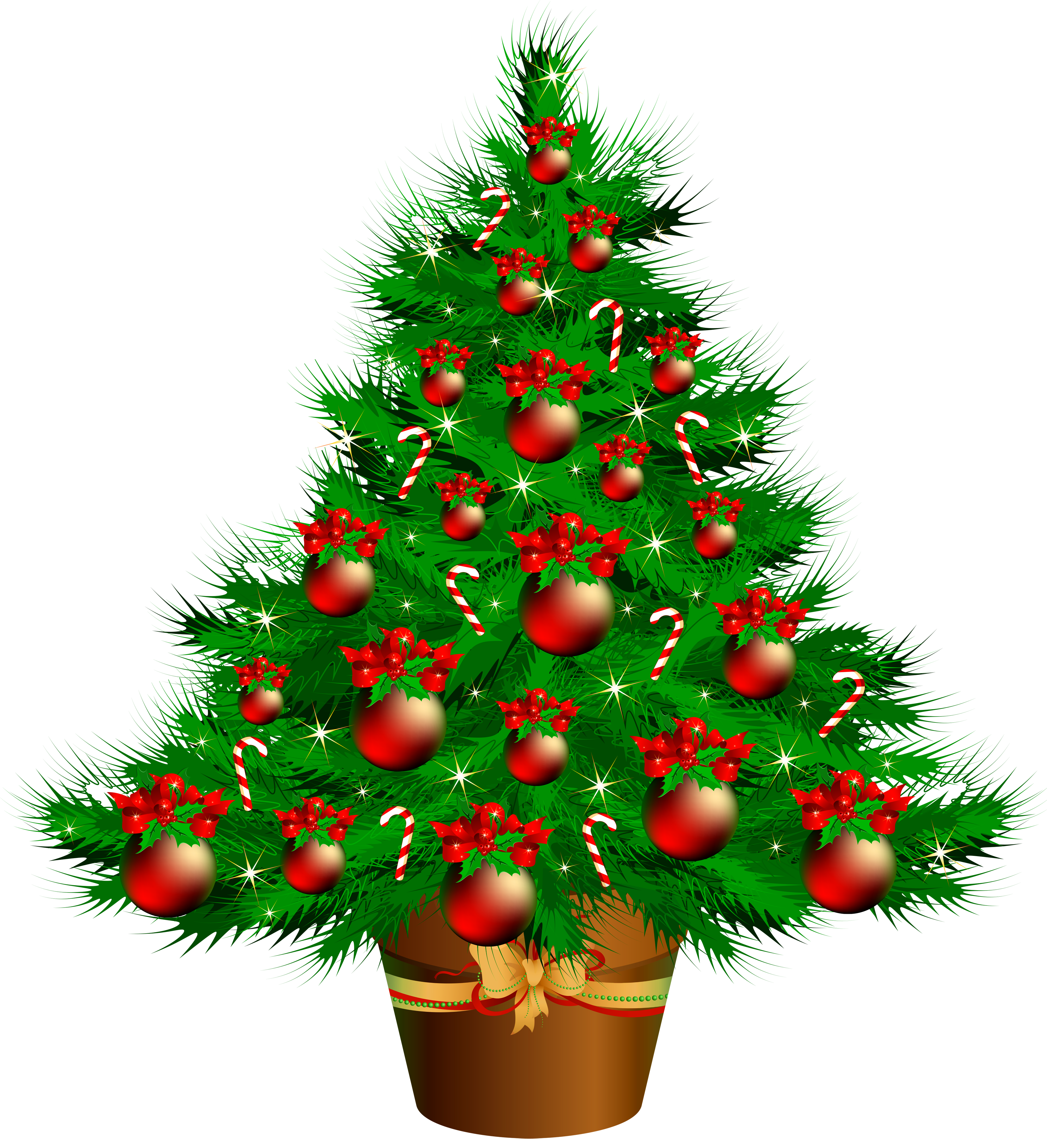 Transparent Christmas Poted Tree PNG Clipart | Gallery ... (3500 x 3839 Pixel)