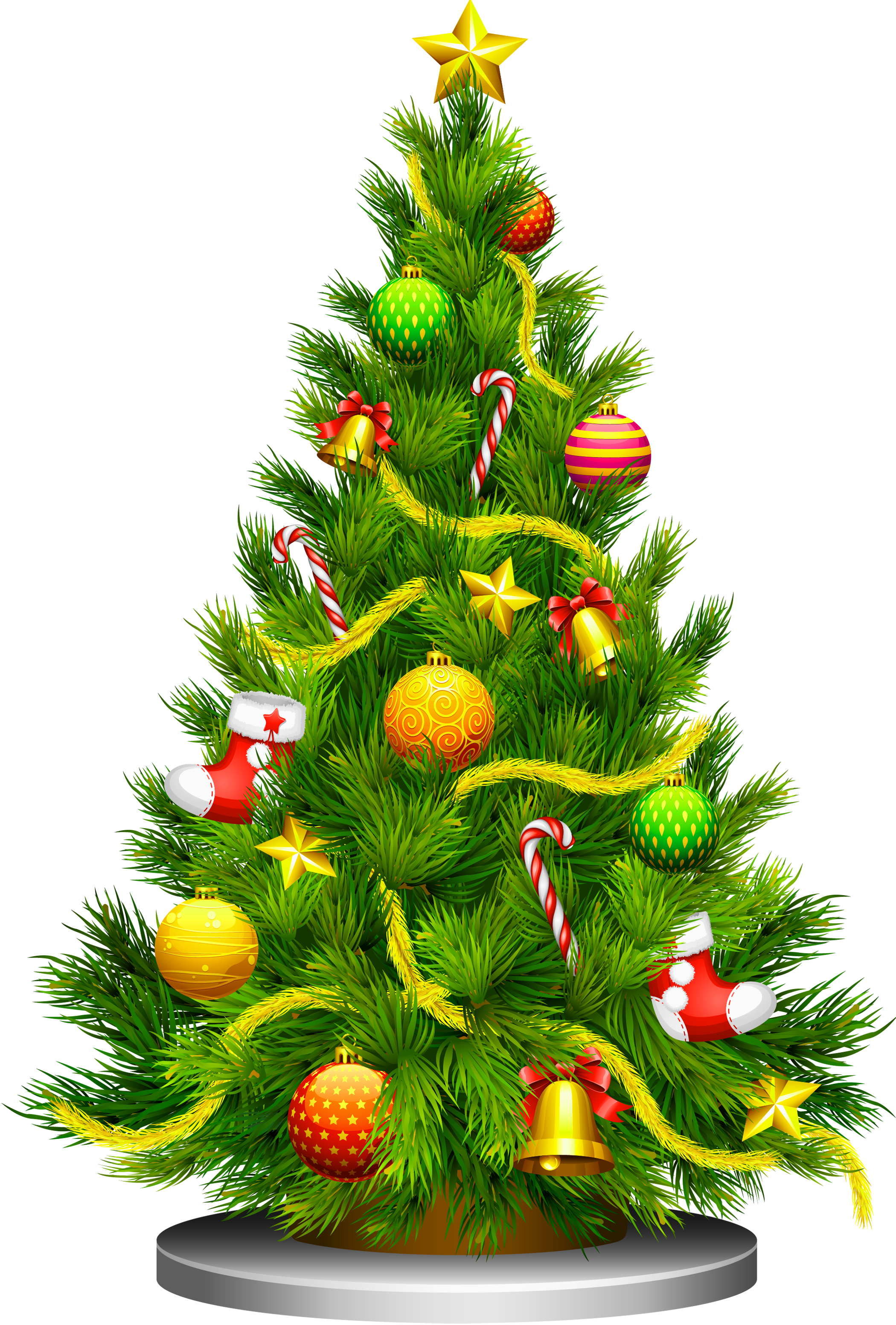 Transparent Christmas Tree Clipart | Gallery Yopriceville - High-Quality Images and Transparent ...