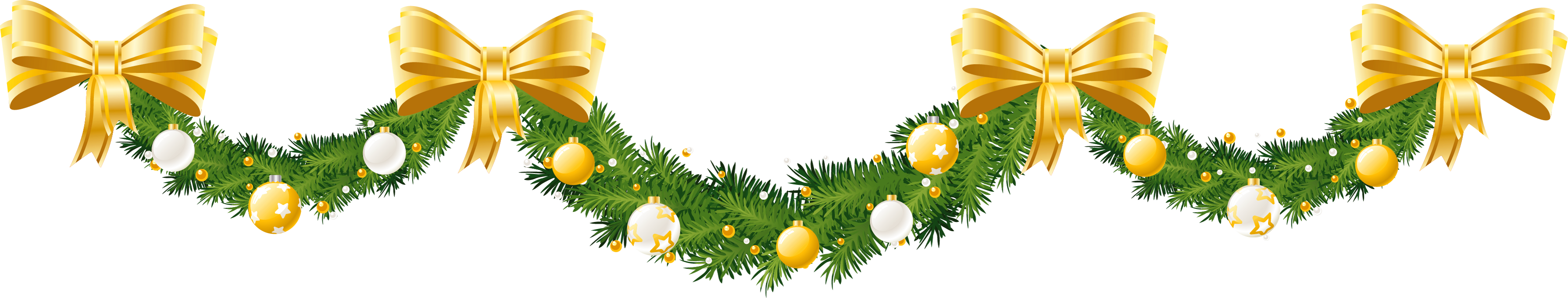 Transparent Large Christmas Pine Garland PNG Picture ...