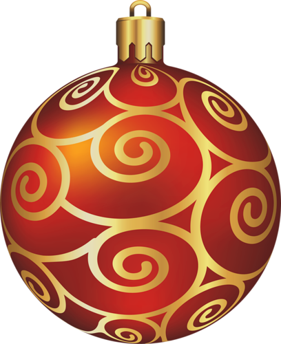 Transparent Large Red Christmas Ball | Gallery Yopriceville - High