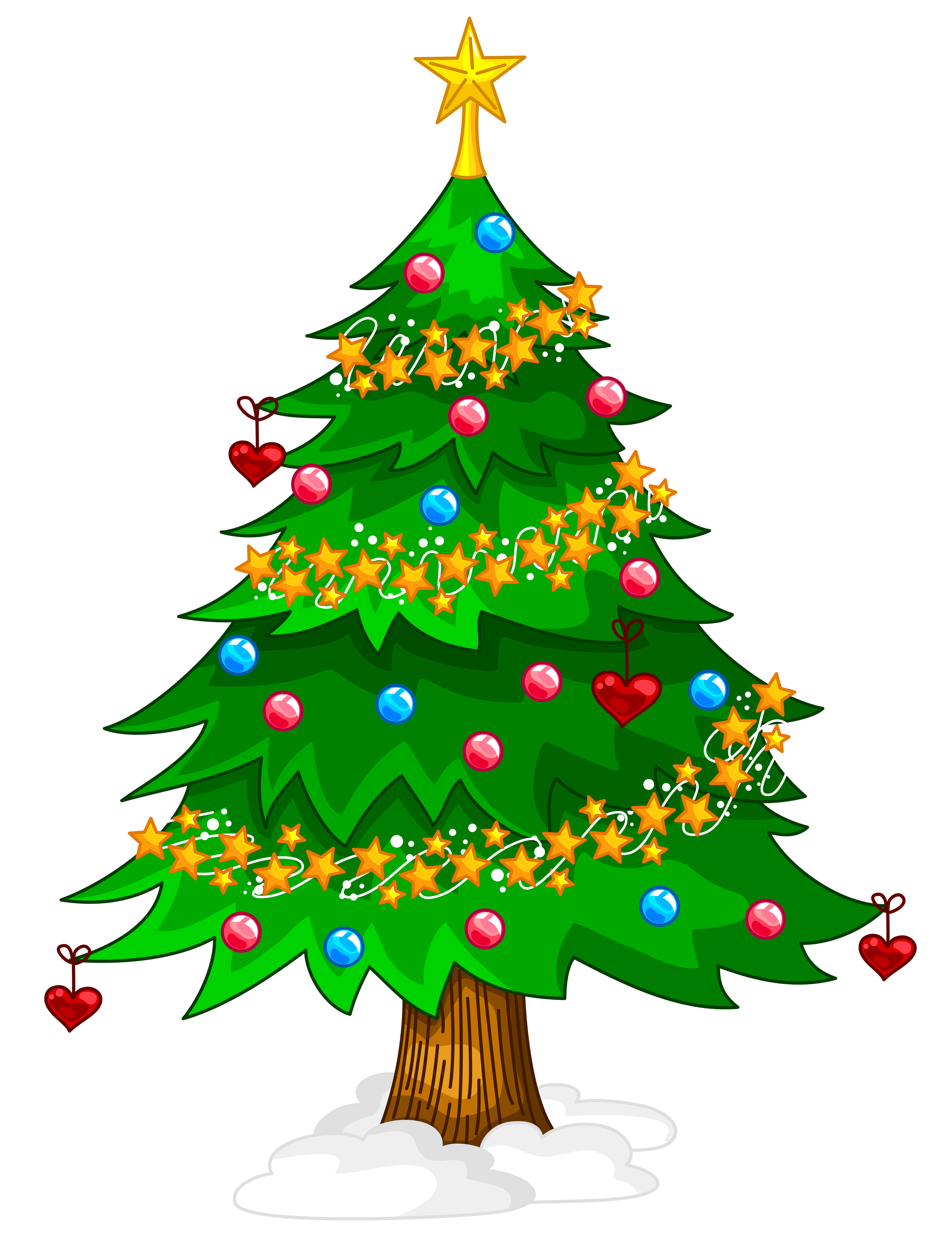 Transparent Xmas Tree PNG Clipart | Gallery Yopriceville - High-Quality
