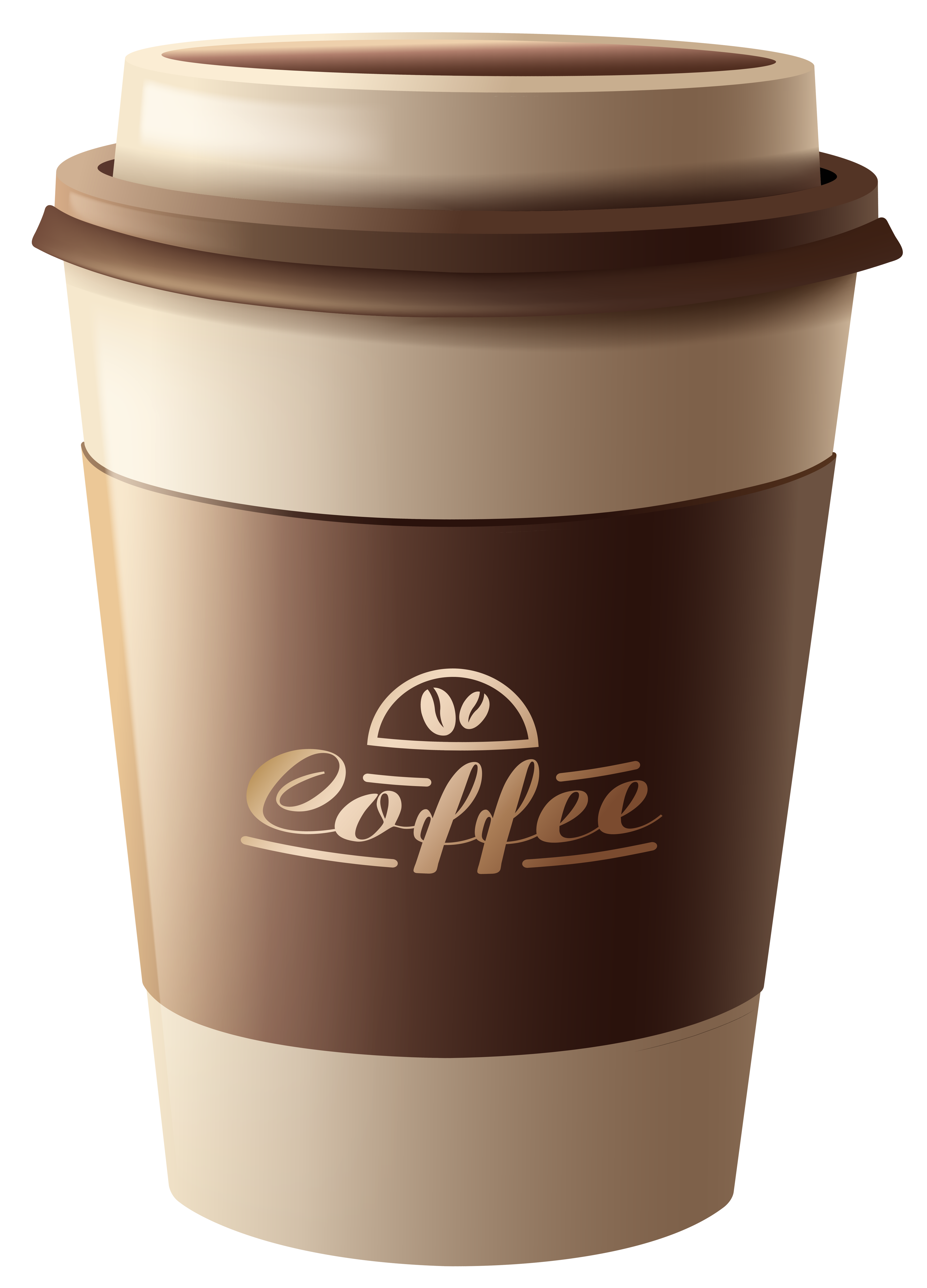 Brown Plastic Coffee Cup PNG Clipart Image | Gallery Yopriceville