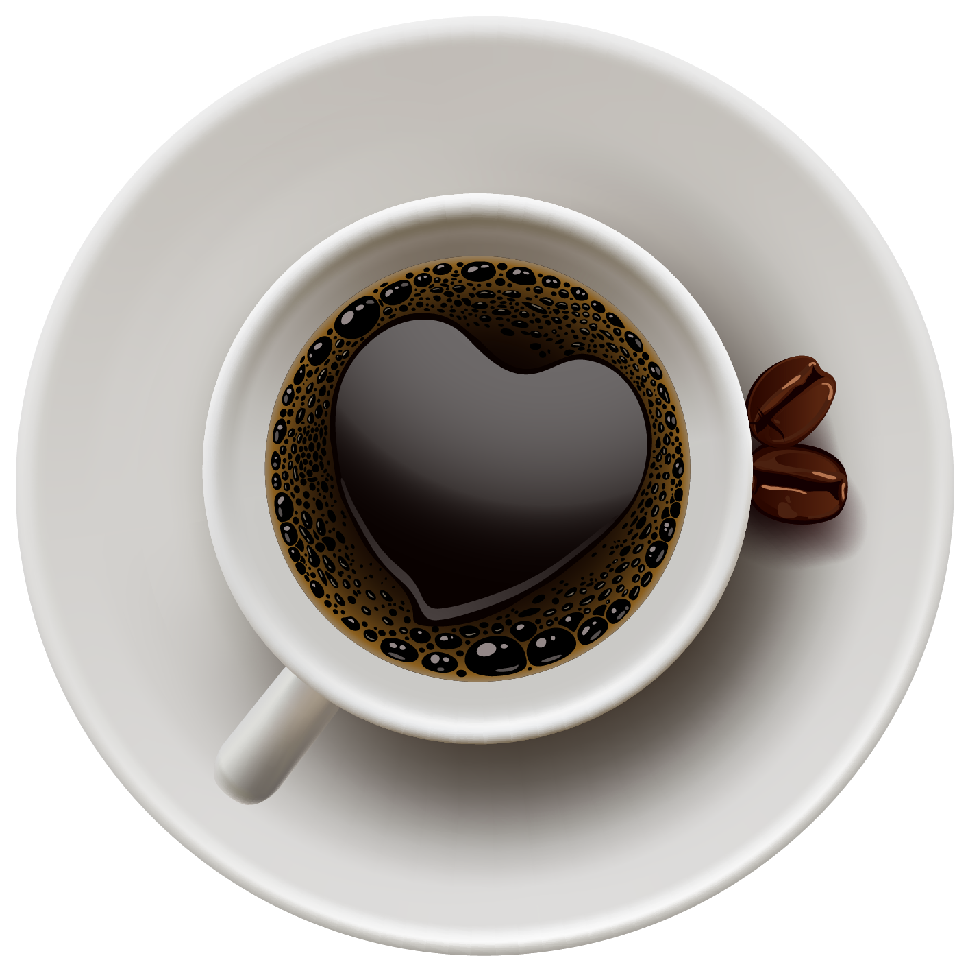 coffee cup and saucer clipart heart