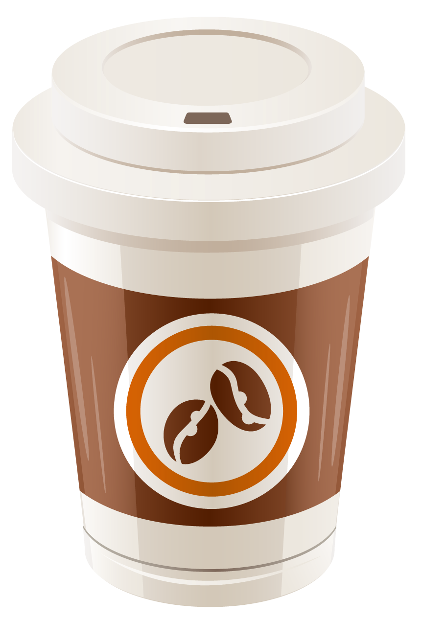 Plastic Coffee Cup PNG Vector Clipart Gallery 