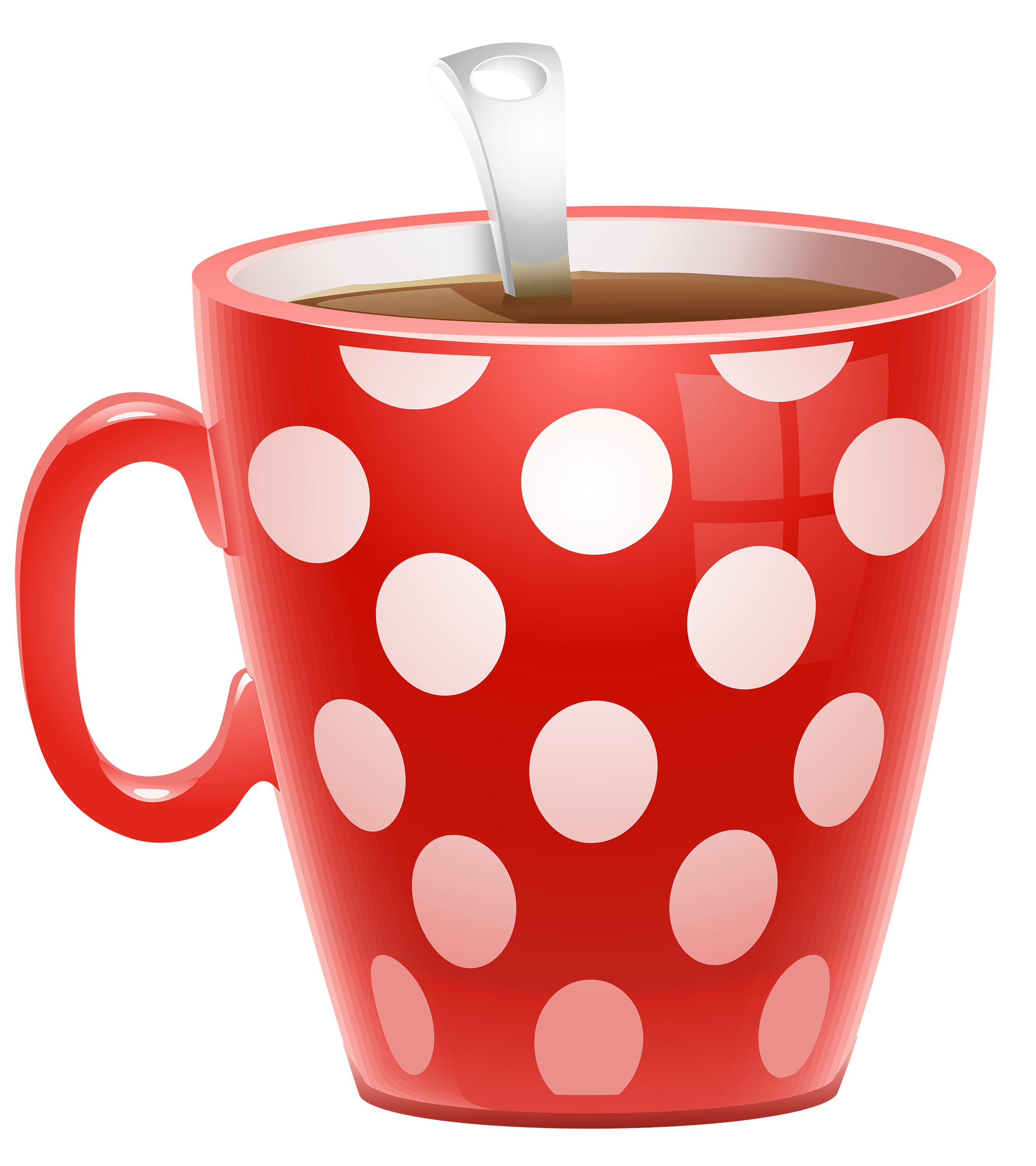 Red Dotted Coffee Cup PNG Clipart Picture Red Dotted Coffee Cup PNG Clipart Picture
