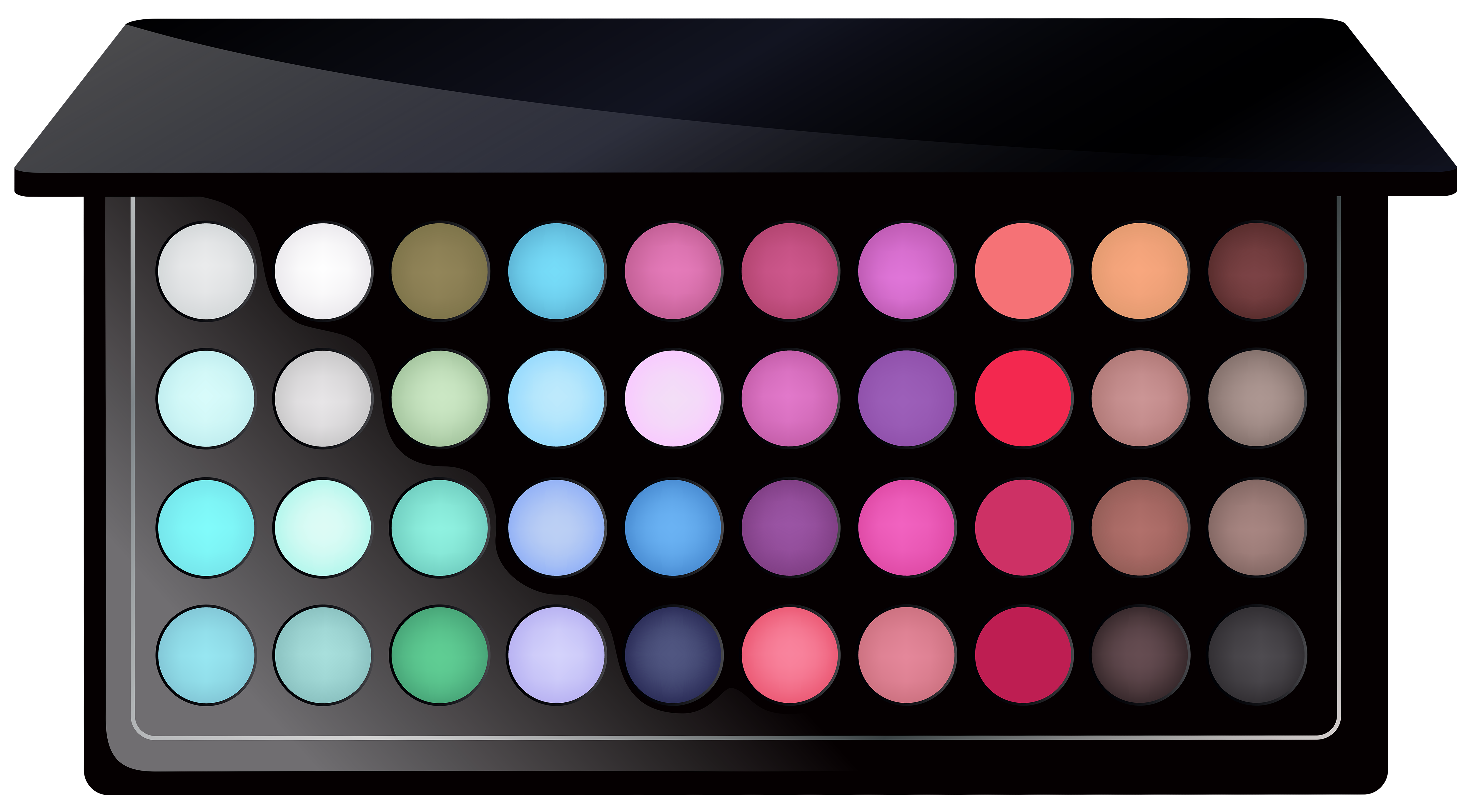 Eyeshadows Palette Transparent PNG Clip Art Image | Gallery