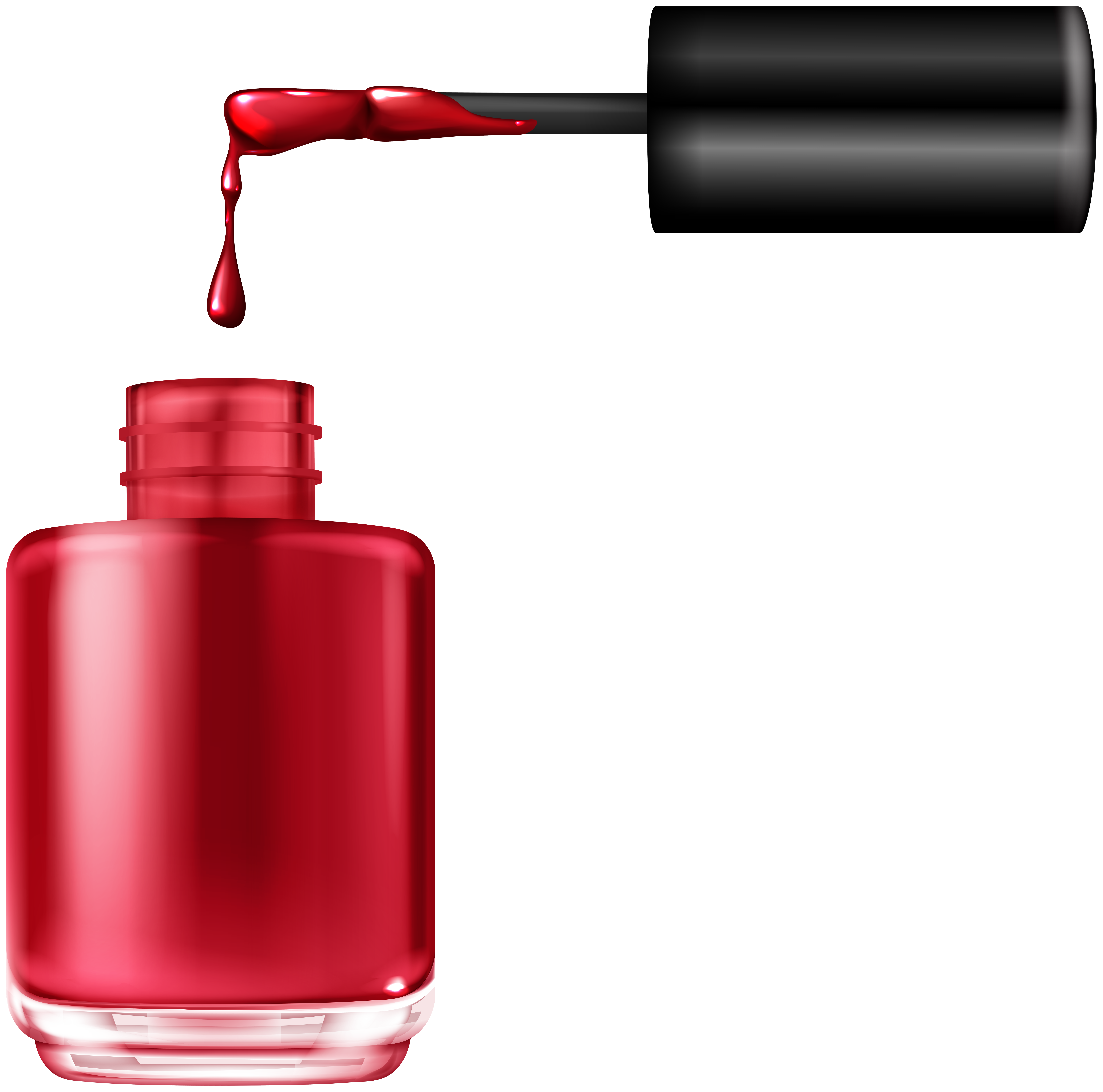 Open Nail Polish Red PNG Clipart | Gallery Yopriceville - High-Quality ...