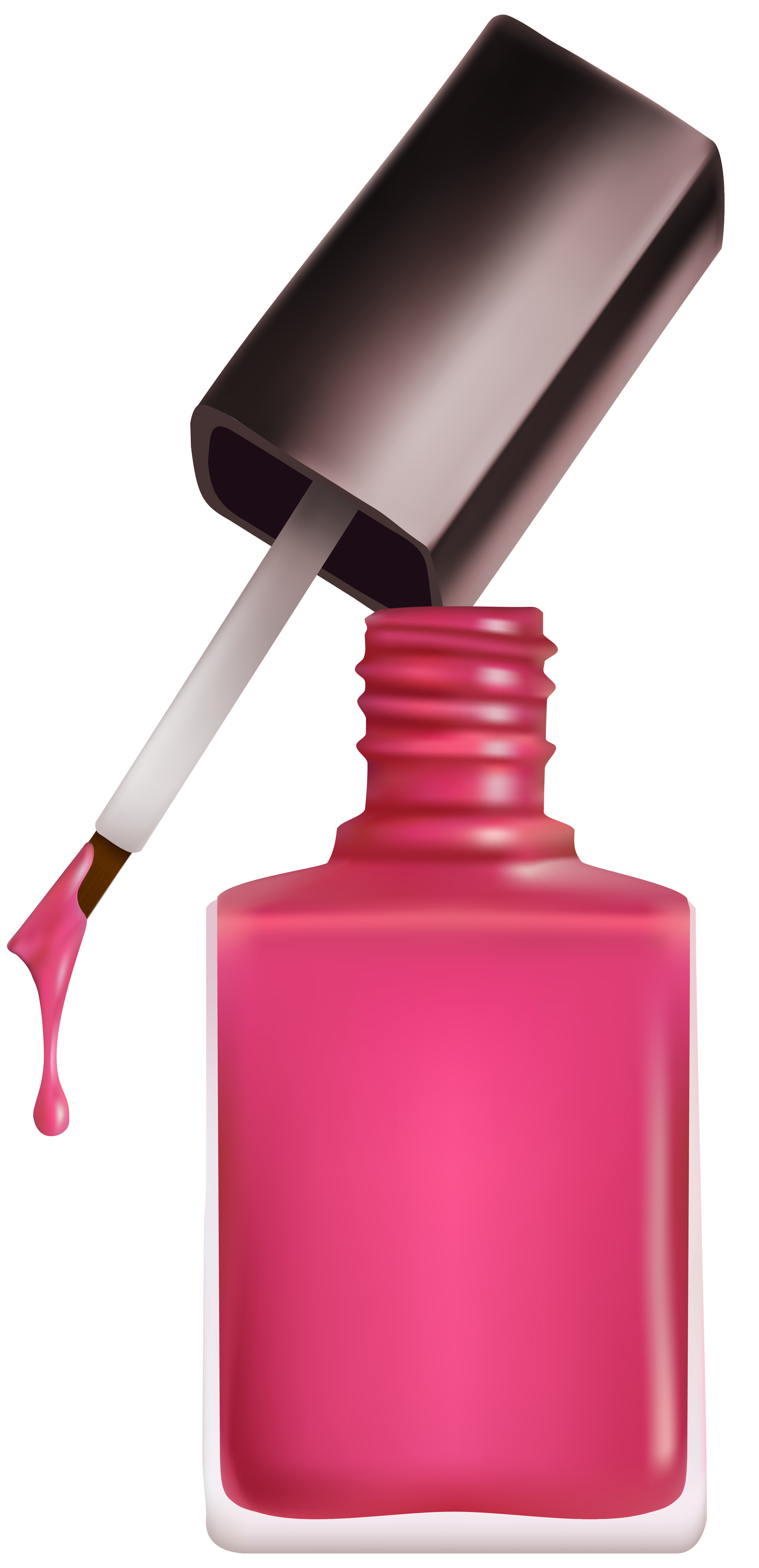 Open Pink Nail Polish PNG Clipart Image | Gallery Yopriceville - High