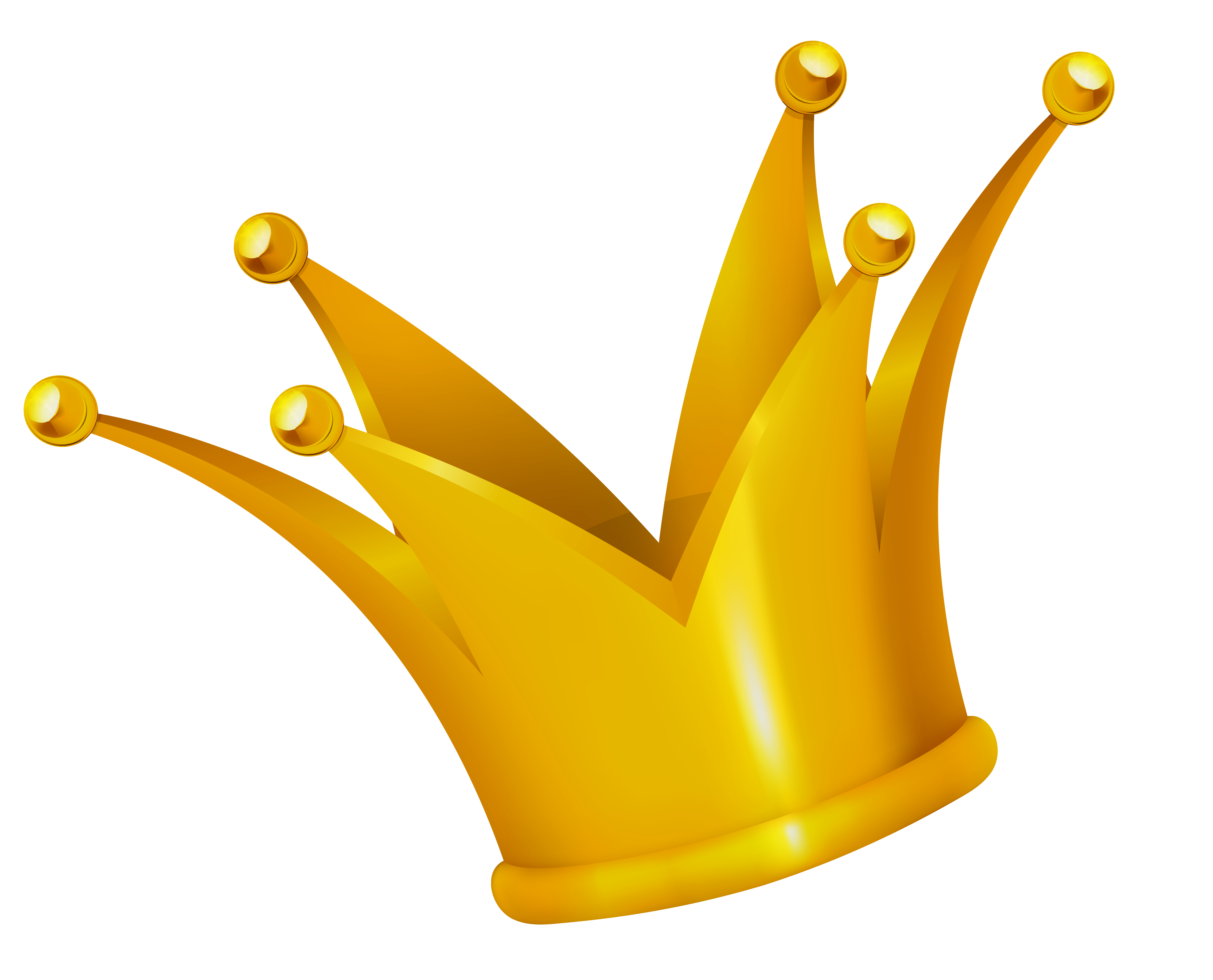 yellow crown clip art