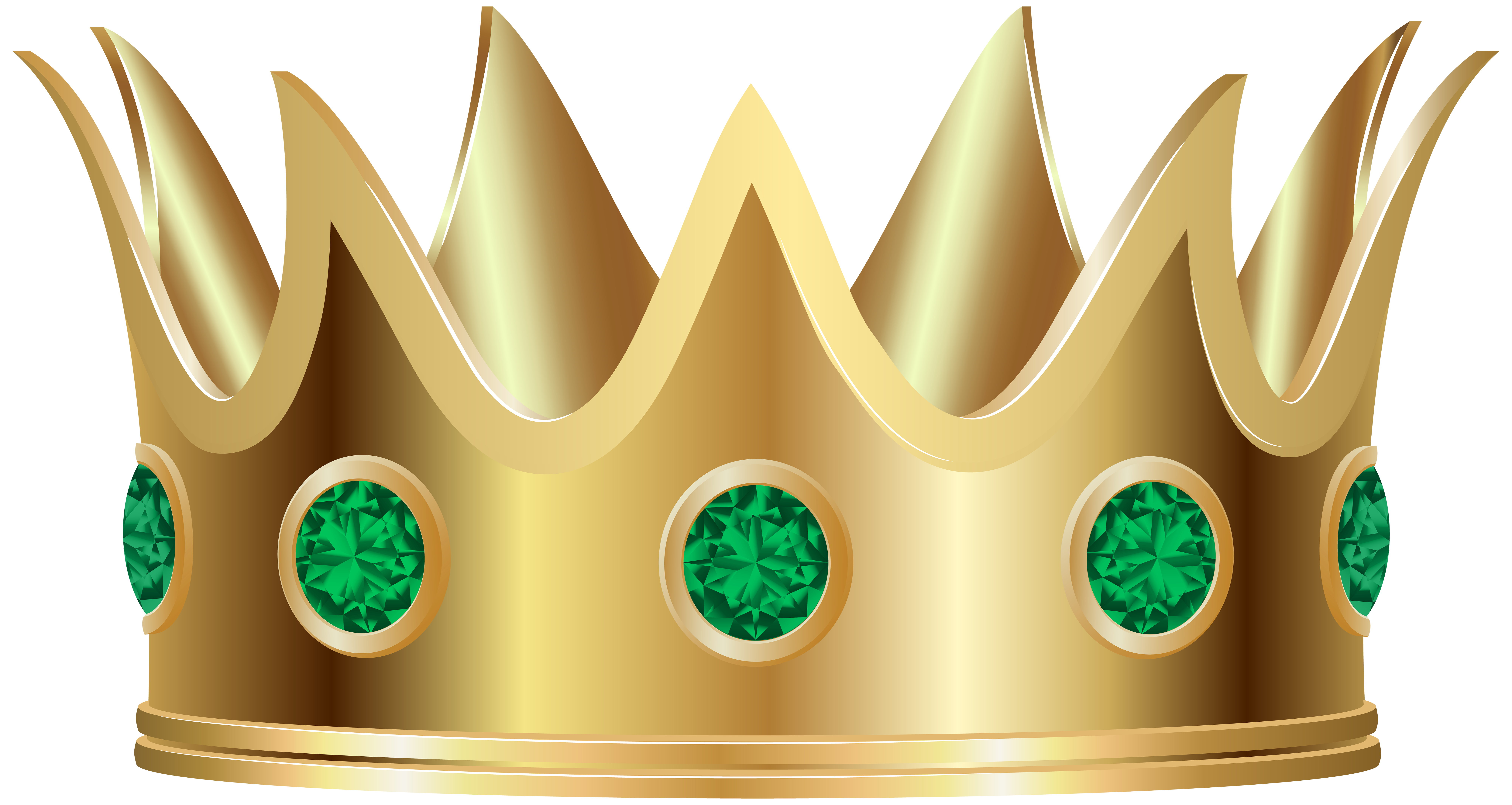 Golden Crown Transparent Clip Art Image | Gallery Yopriceville - High