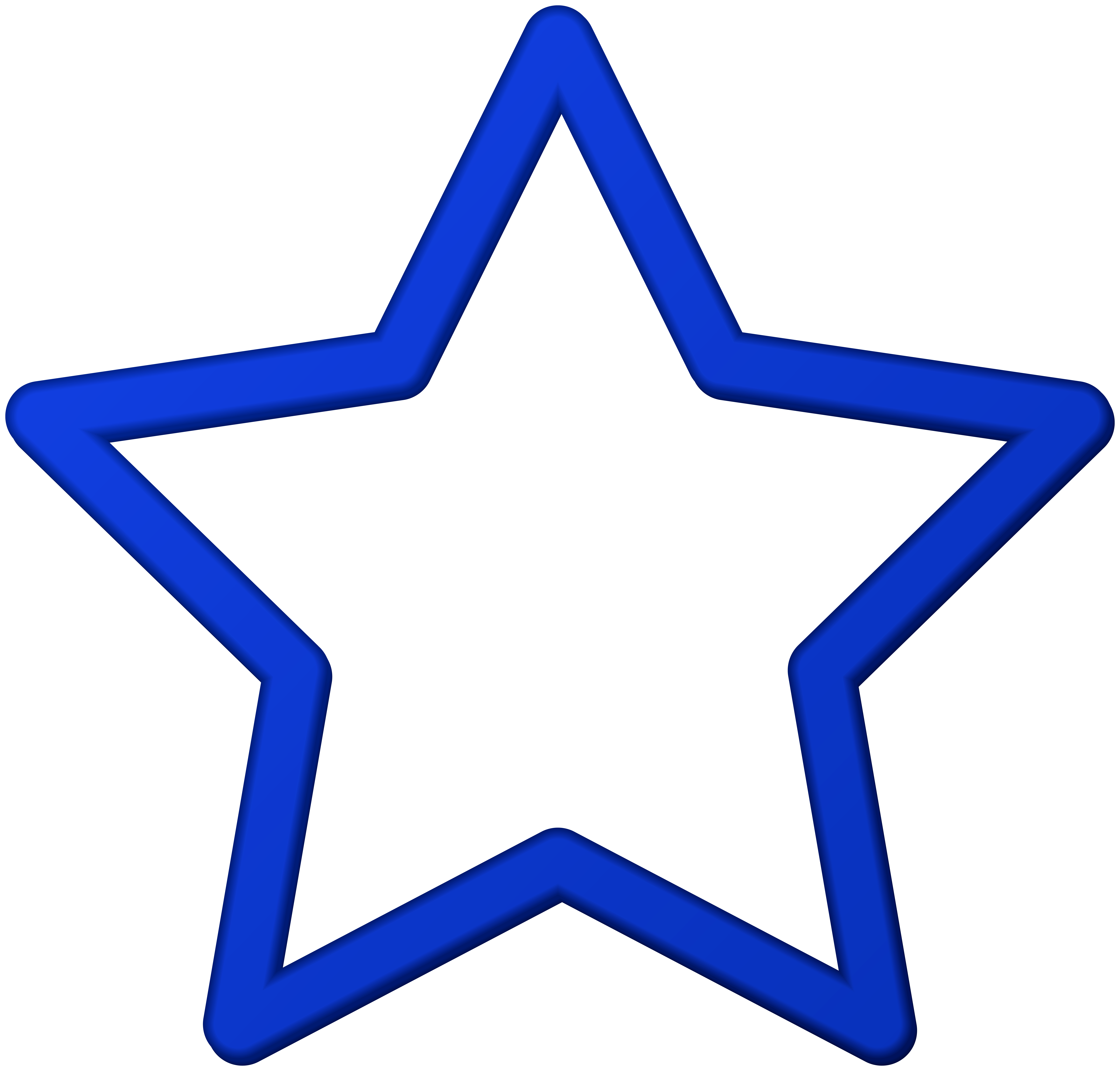 Blue Star Border Clip Art