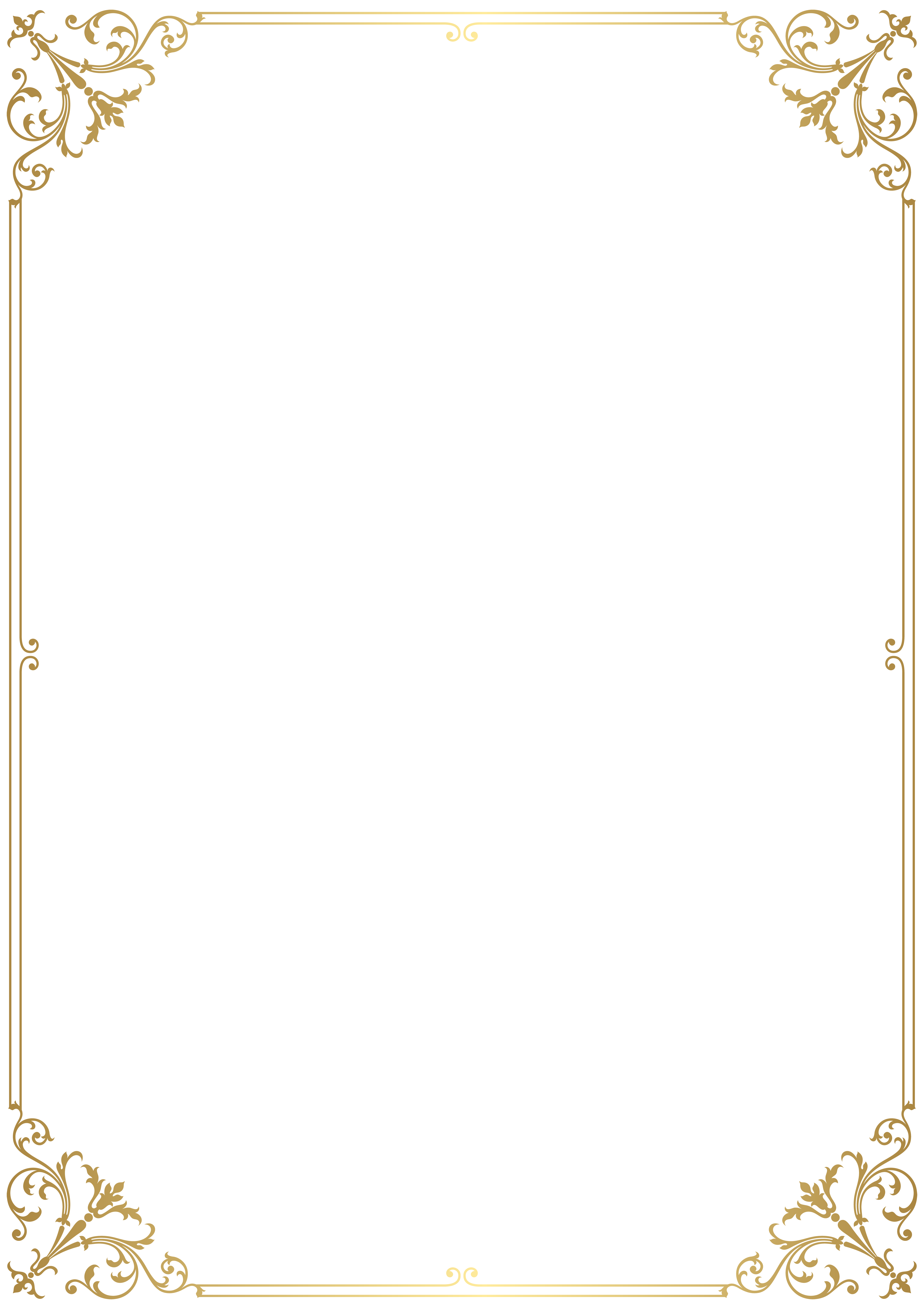 Border Frame Transparent Clip Art | Gallery Yopriceville ...